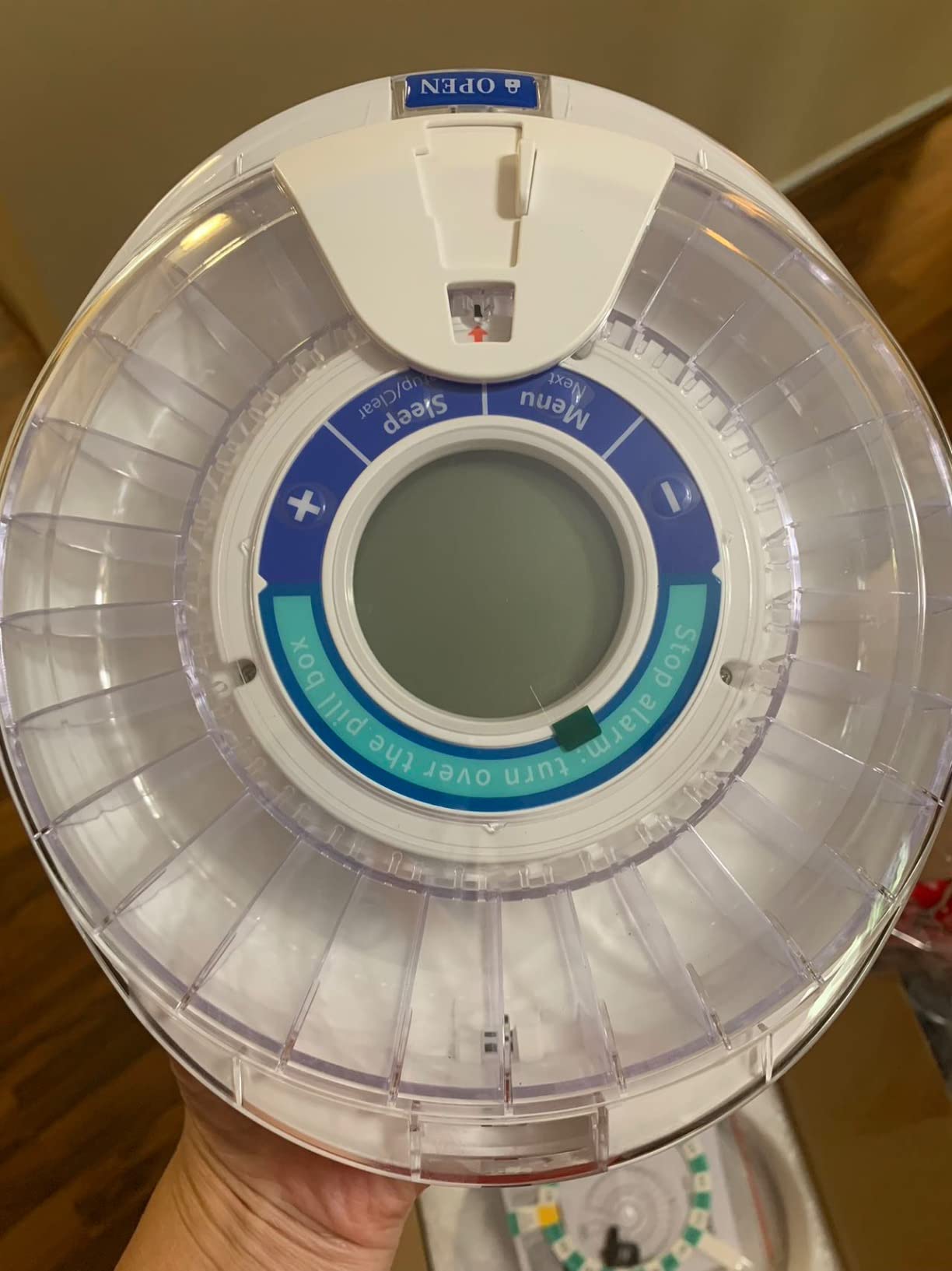 Windtrace Automatic Pill Dispenser for Elderly, Electronic Monthly Pill Organizer with Alarm & Light, 28 Day Smart Lock Medication Dispenser, Timed Pill Dispenser Machine for Prescriptions & Vitamins customer photo 2