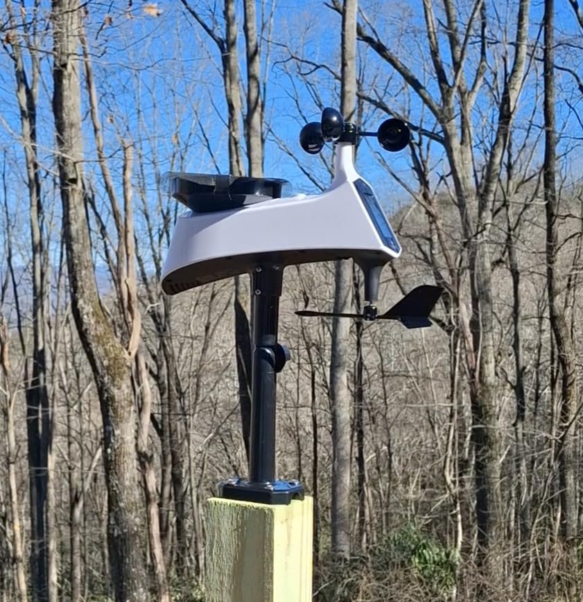 La Crosse Technology Professional Smart Wi-Fi Weather Station with Remote Monitoring (400 Foot Range), Wind and Rain Gauges, Temperature and Humidity Sensors, and Forecasting customer photo 1