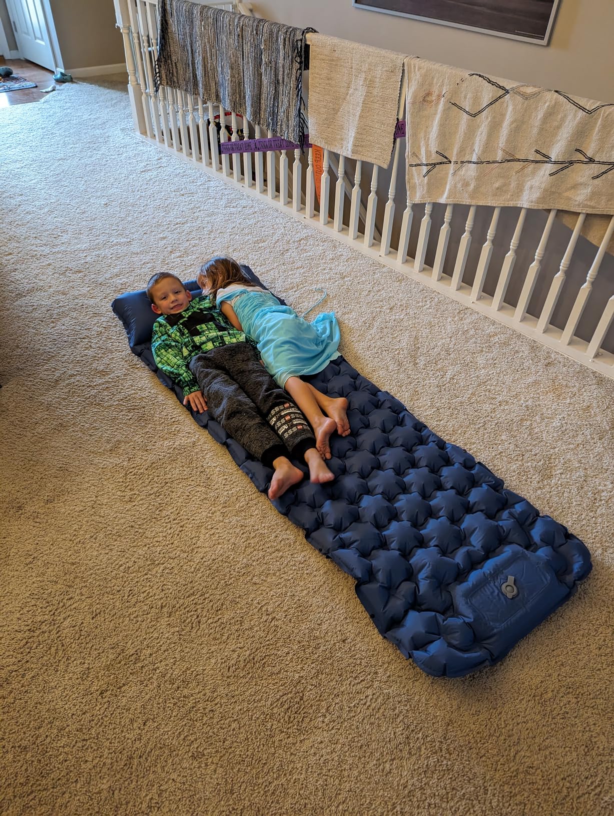 HiiPeak Sleeping Pad for Camping- Ultralight Inflatable Sleeping Mat with Built-in Foot Pump & Pillow, Upgraded Compact Camping Air Mattress for Tent, Backpacking, Hiking customer photo 1