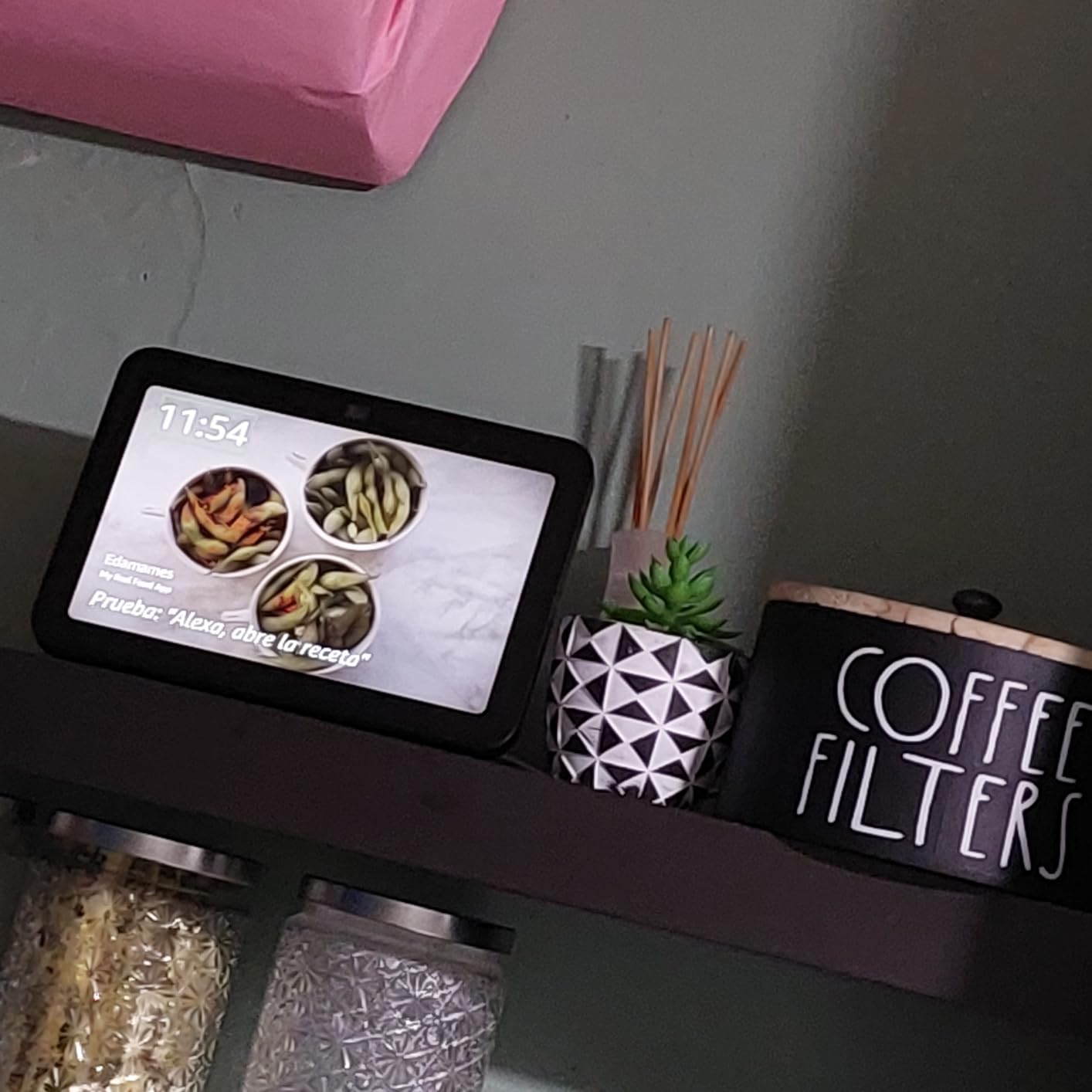 Echo Show 8, With Spatial Audio, Smart Home Hub, ideal for open living spaces, Designed for Alexa+, Charcoal customer photo 2