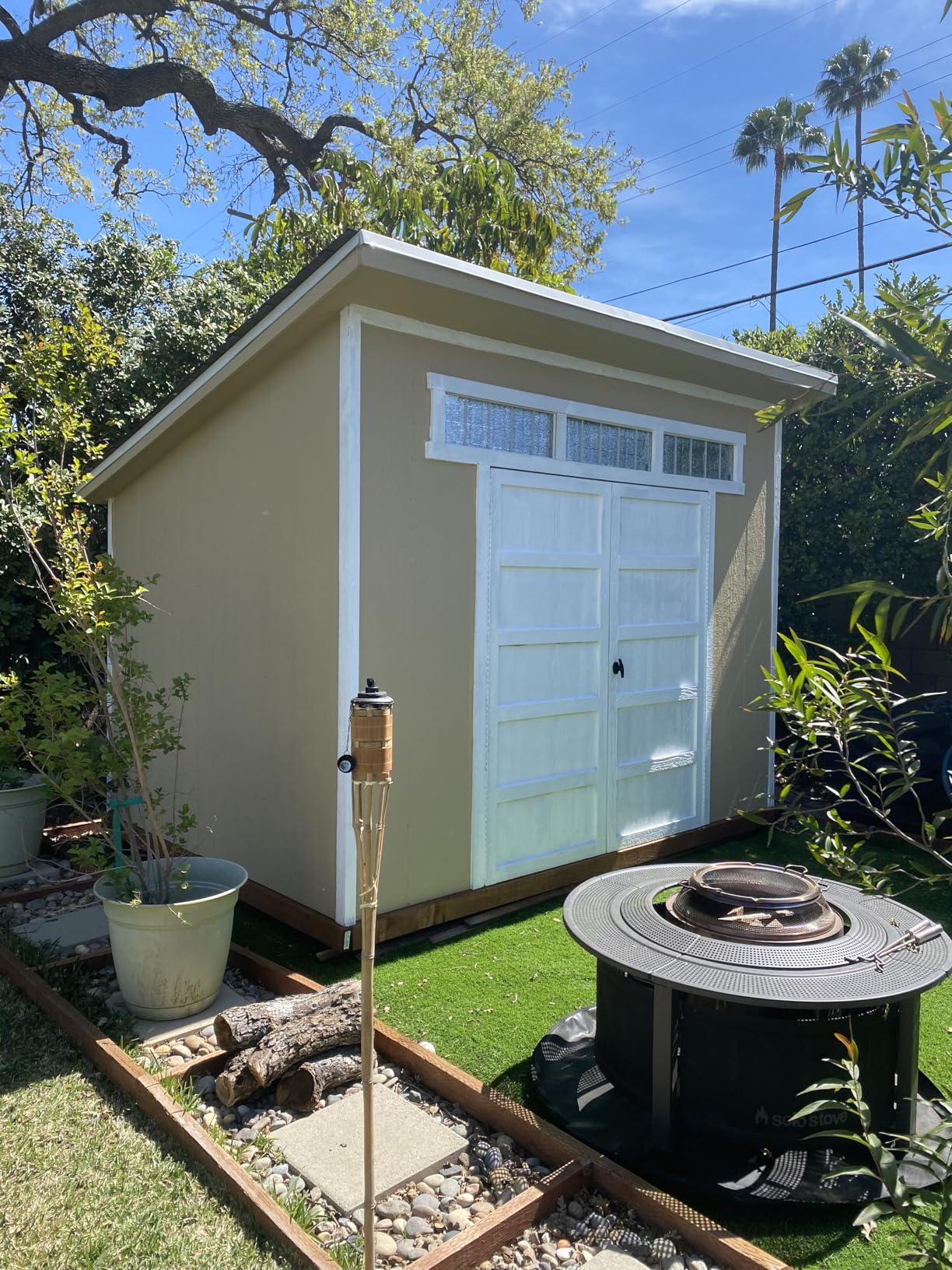Handy Home Products Olympia 10x7.5 Wood Storage Shed with Floor Kit- Does not Include Paint or Roofing Shingles customer photo 2