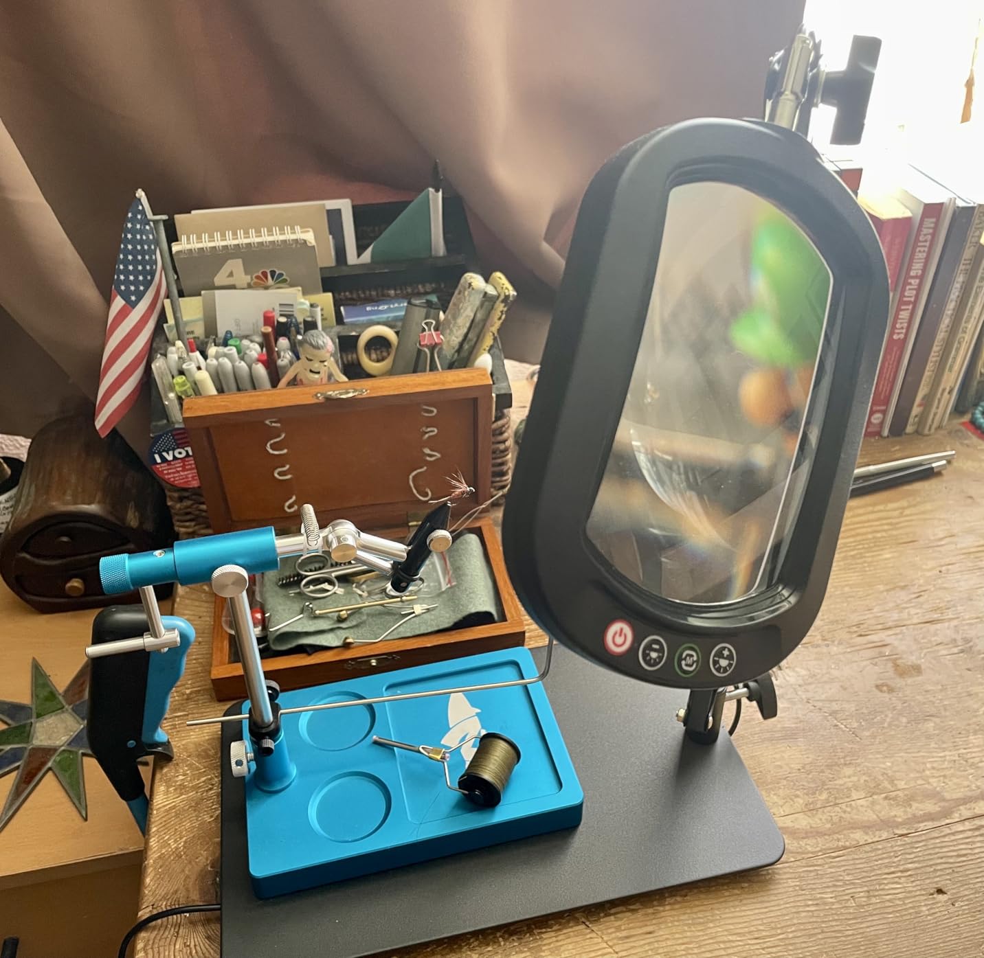 Nirvana V2 Rotary Fly Tying Vise with Travel Base - Now with Improved Jaws, Joints, and More functionality customer photo 1