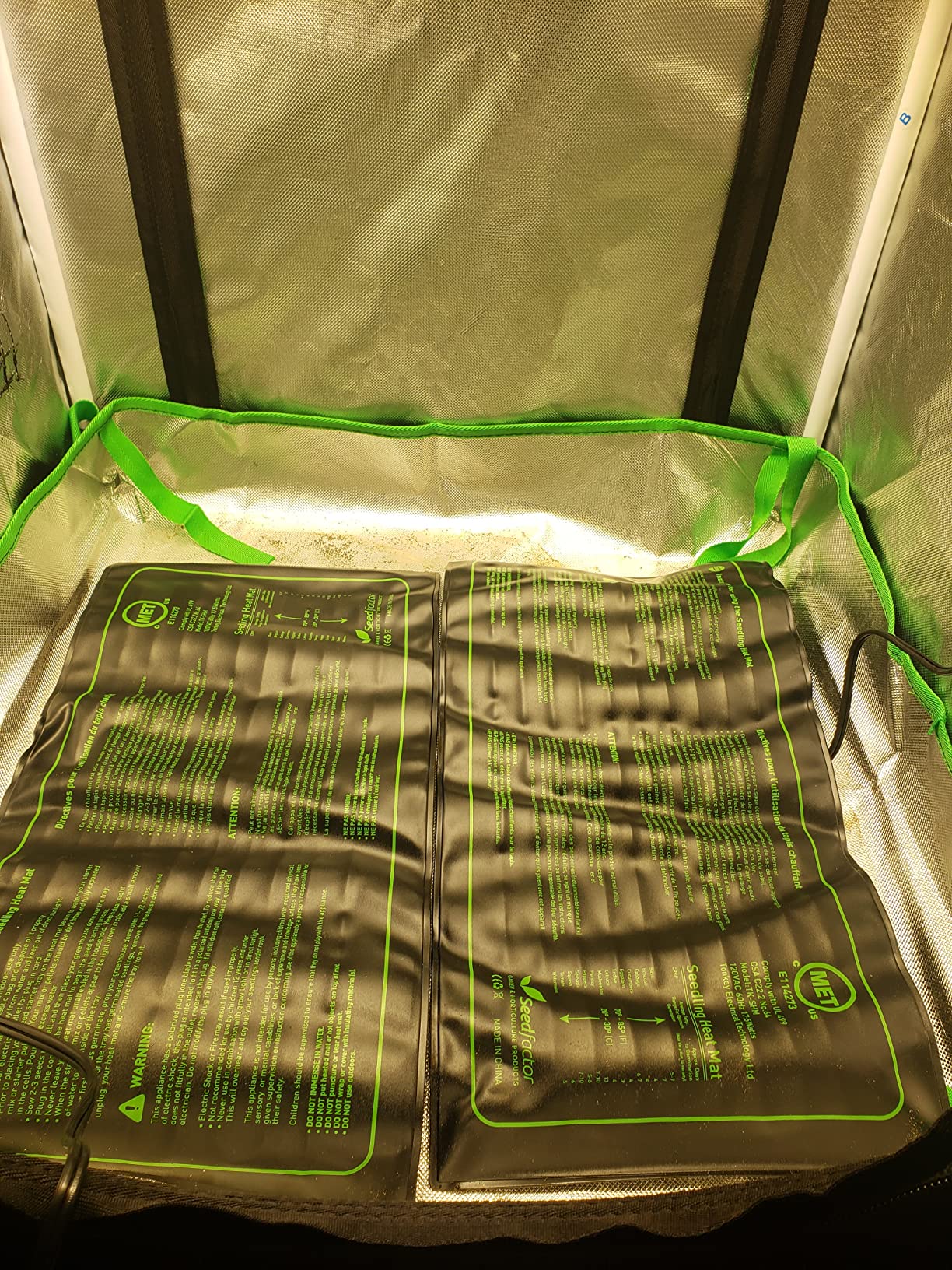 LUXBIRD LB-2SC Digital Heating Mat Thermostat Controller with 2 Probes and 2 Outlets for Seedlings, Germination, Reptiles, Brewing, Breeding, Incubation, Greenhouse (Max 250W per Outlet) customer photo 1