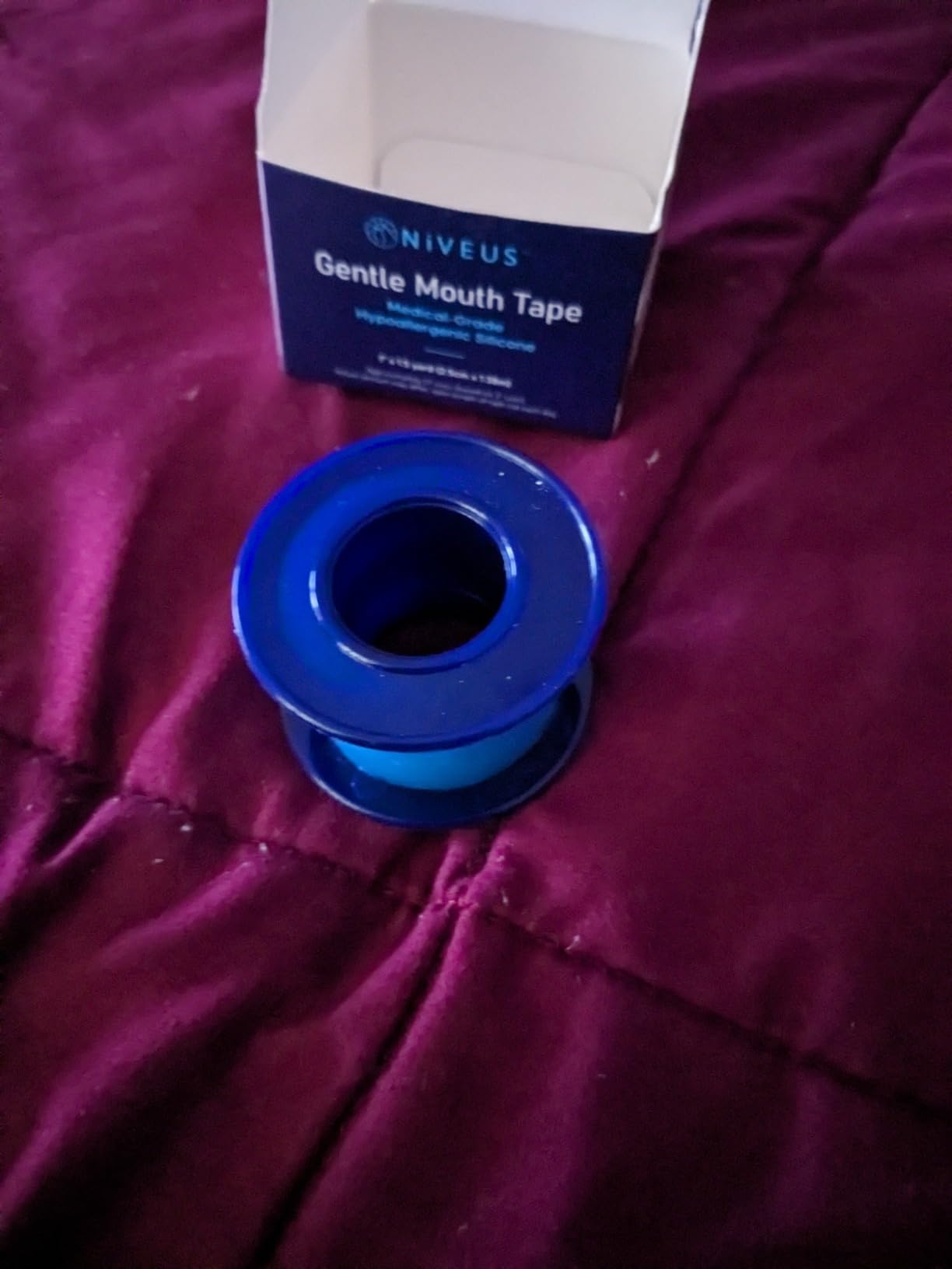 Niveus Gentle Silicone Tape Strips - Dentist Developed, Clear Soft Perforated Silicone Adhesive, FSA HSA Approved, for Sensitive Skin (1 Blue Tape Roll) customer photo 2