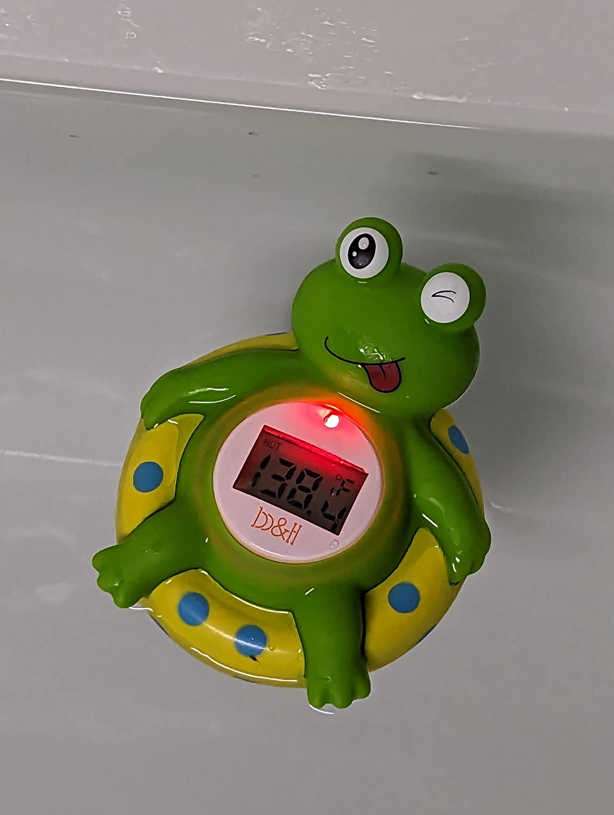 b&h Baby Bath Thermometer Frog - Easy to Read Display | BPA-Free| Fahrenheit or Celsius | Digital Water Temperature Thermometer for Newborns & Infants, Safe Floating Bath Toy customer photo 1