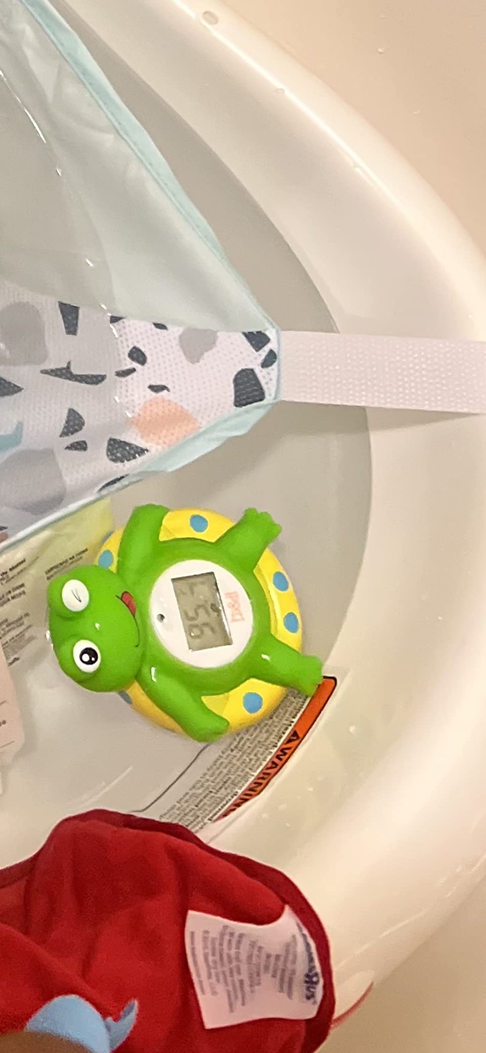 b&h Baby Bath Thermometer Frog - Easy to Read Display | BPA-Free| Fahrenheit or Celsius | Digital Water Temperature Thermometer for Newborns & Infants, Safe Floating Bath Toy customer photo 2