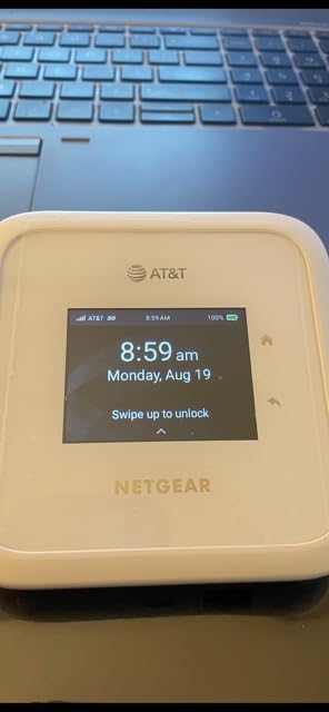 NETGEAR Nighthawk M6 5G WiFi 6 Mobile Hotspot Router (MR6110) - Blazing Fast Wireless Hotspot Router, Unlocked, Certified with AT&T - White (Renewed) customer photo 2