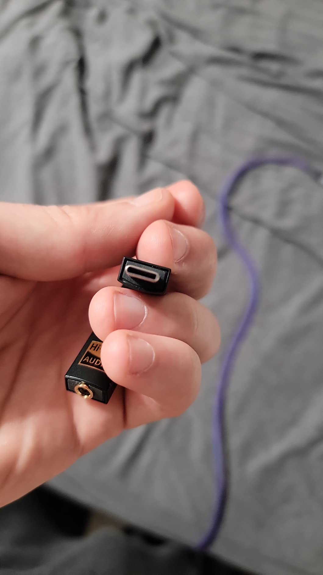 iFi GO Link - Portable DAC & Headphone Amplifier - USB-C to 3.5mm Adapter - Hi-Resolution 32-bit/384kHz/DSD256/MQA customer photo 1