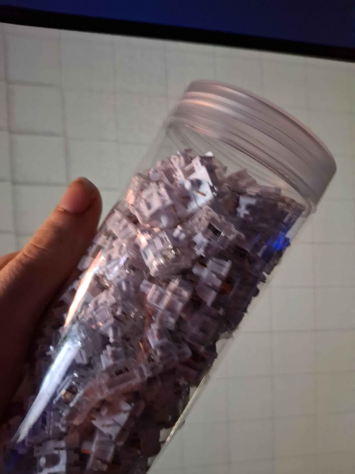 Keychron Silent K Pro Red Mechanical Switches - 110PCS, Quiet Linear 45gf, Factory Pre-Lubed, SMD-LED Compatible, 3-Pin Hot-Swappable, Smooth Typing for Gaming & Office customer photo 1