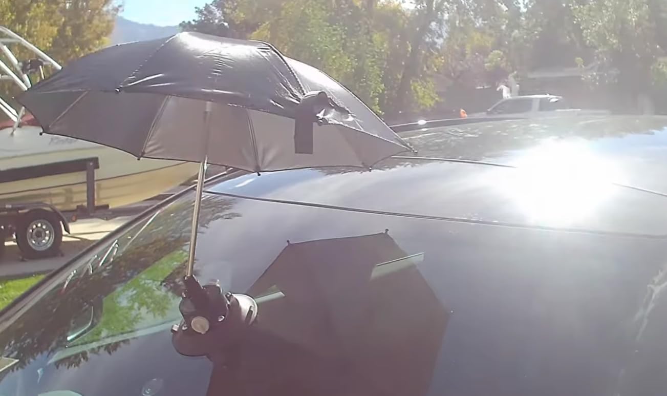 DSLR Mirrorless Camera Hot Shoe Umbrella Rain Cover Protector Sunshade for Canon EOS R100 R50 R8 R7 R10 R3 R6 Mark II R5 C Rp R Rebel T8i T7 90D A7RV A7 IV A7S III II Z8 Z9 Z30 Z5 Z6 Z7II customer photo 1