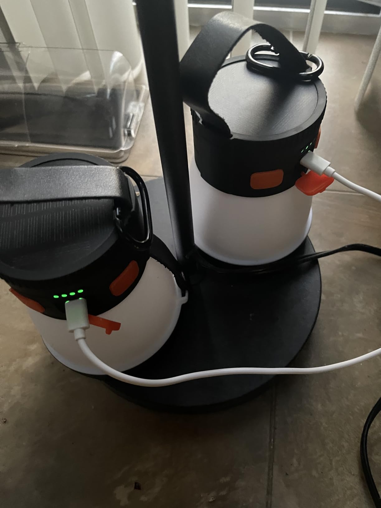 LED Camping Lantern, 1500 Lumens Camping Lantern Rechargeable with Solar Panel Charging, Waterproof, 8 Light Modes, 7500mAh Power Bank, Camping Flashlight for Hurricane Emergency, Hiking, Outdoor customer photo 2