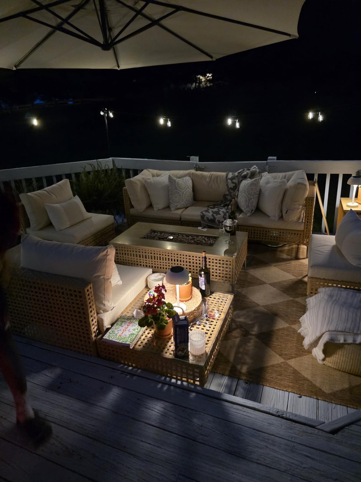 Grand patio 7-Pieces Wicker Patio Furniture Set, Boho Outdoor Conversation Set Sectional Sofa with Water Resistant Thick Cushions and Coffee Table, Cream customer photo 1