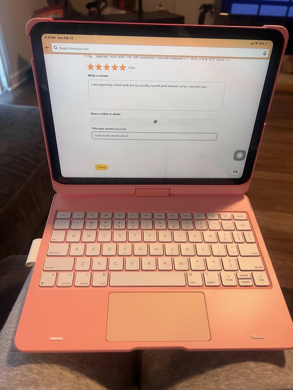 typecase Touch iPad 11th 10th Generation Case with Keyboard (11