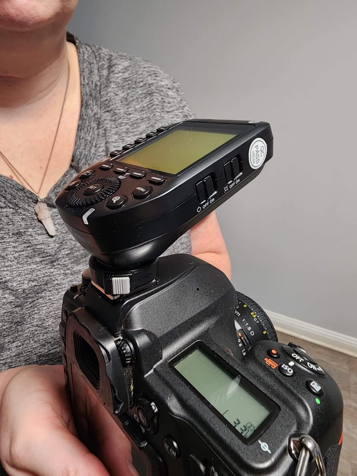 Godox XProII-N Wireless Flash Trigger for Nikon Cameras, 2.4G TTL Wireless Flash Transmitter HSS 1/8000s, TCM Transform Function, Bluetooth Connection, New Hotshoe Locking, Large LCD Display customer photo 2