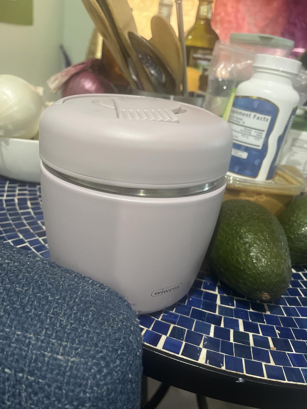 Thermo Food Jar for Hot Food Adults 32OZ Soup Thermo Lunch Containers Wide Mouth Vacuum Insulated Stainless Steel Leakproof Bento Box with Spoon (Black) customer photo 2