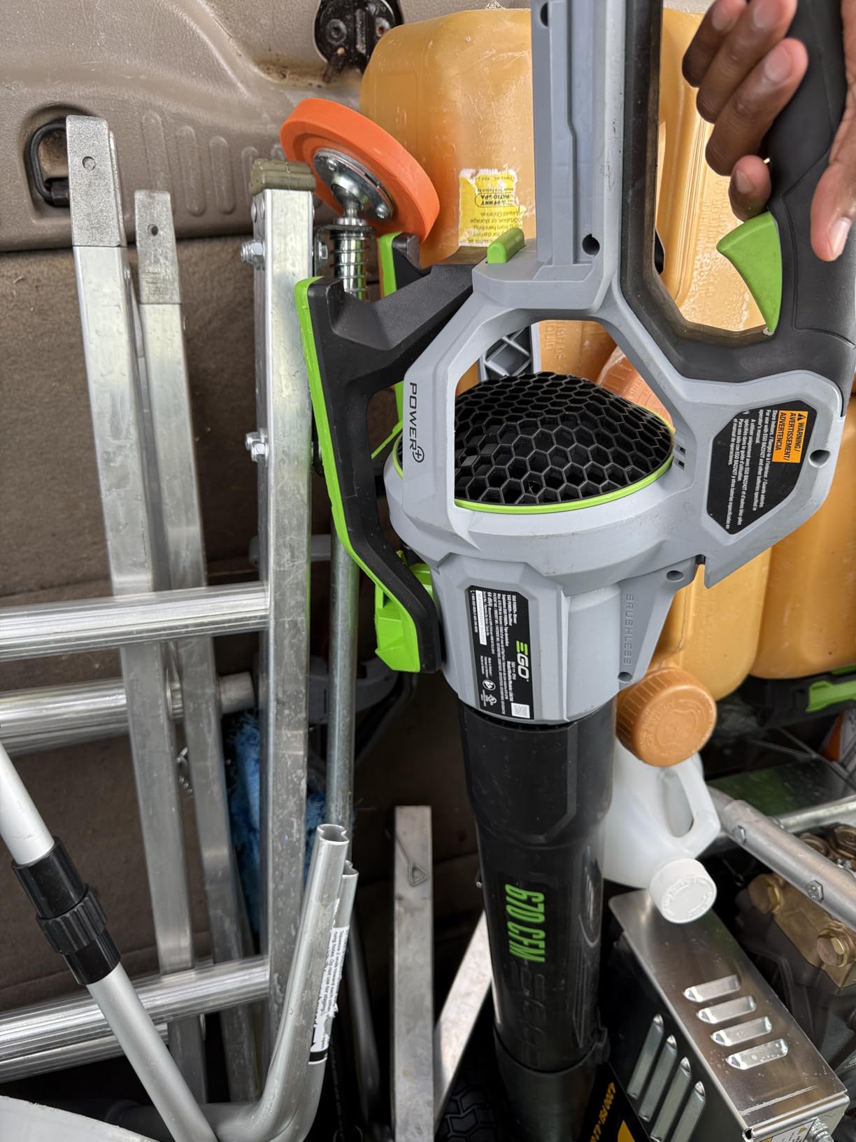 EGO POWER+ Leaf Blower, Cordless Electric 670 CFM, Includes 56V 4.0Ah Battery and Charger - LB6703 customer photo 2