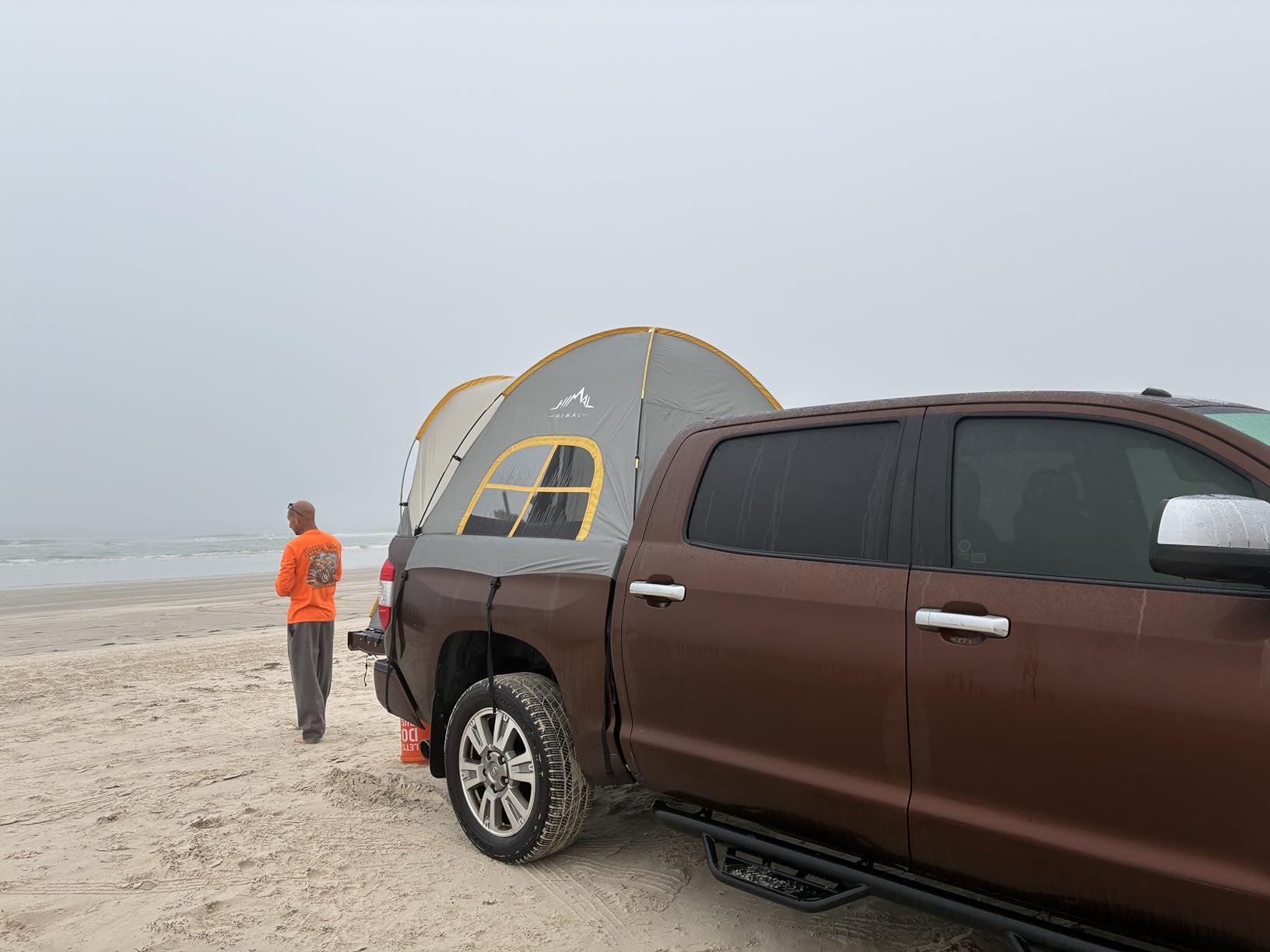 Pickup Truck Tent, Waterproof PU2000mm Double Layer for FT Truck Bed, Portable Bed Tent for Camping customer photo 2