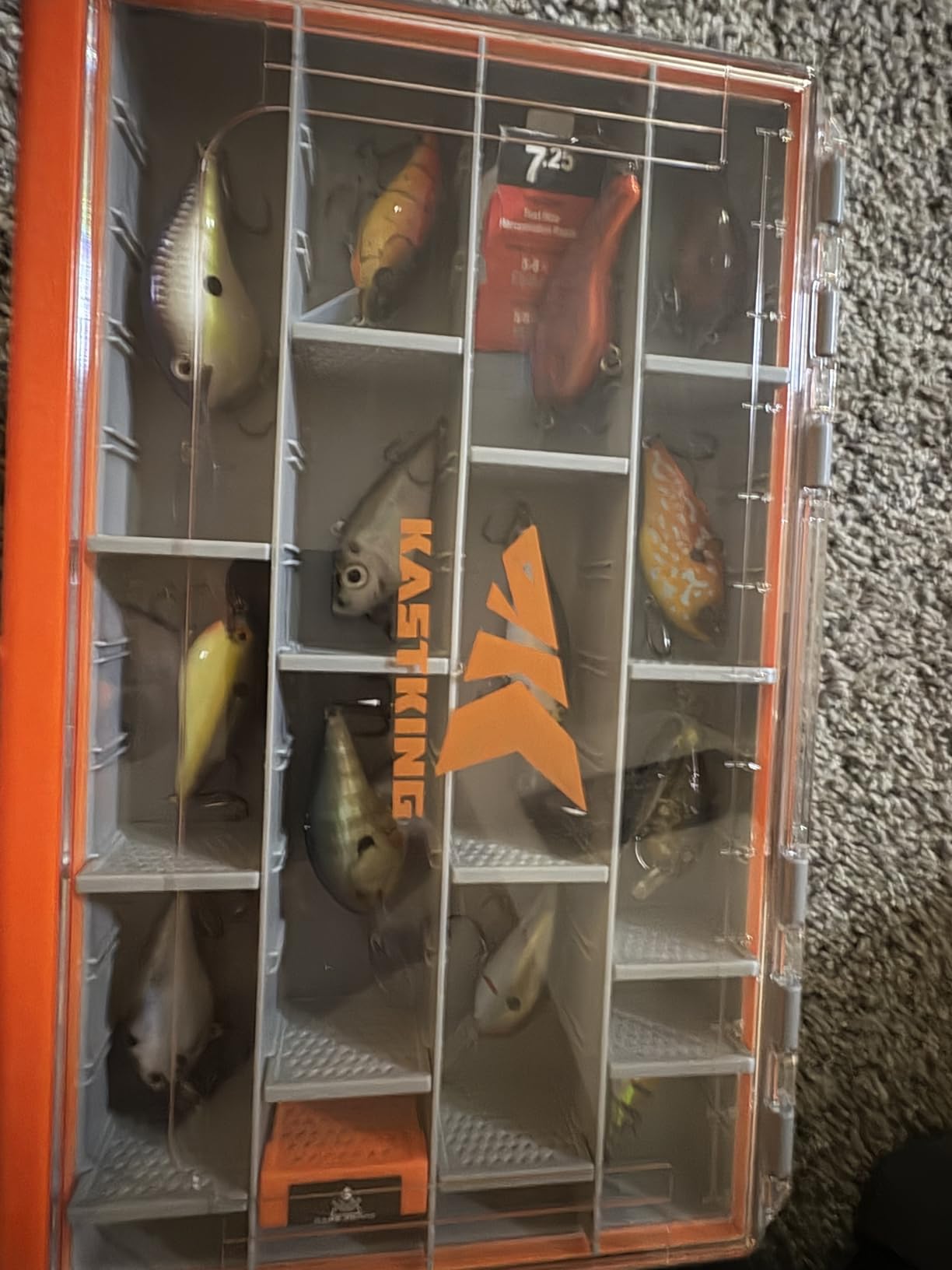 KastKing HyperSeal Waterproof Tackle Box, 3600 and 3700 Tackle Trays, Fishing Tackle Box Organizer with Removable Dividers, Lure Box and Terminal Tackle Storage customer photo 2