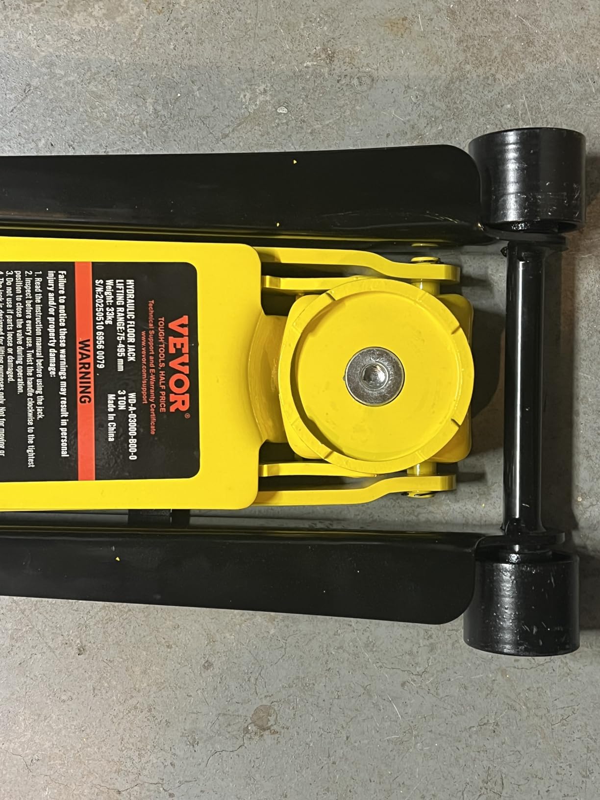 VEVOR Low Profile Floor Jack, 3 Ton (6614 lbs) Capacity, Aluminum Racing Floor Jack with Dual Pistons Quick Lift Pump, Hydraulic Trolley Car Lift for Sports Car, SUV, Pickup, Lifting Range 3.3