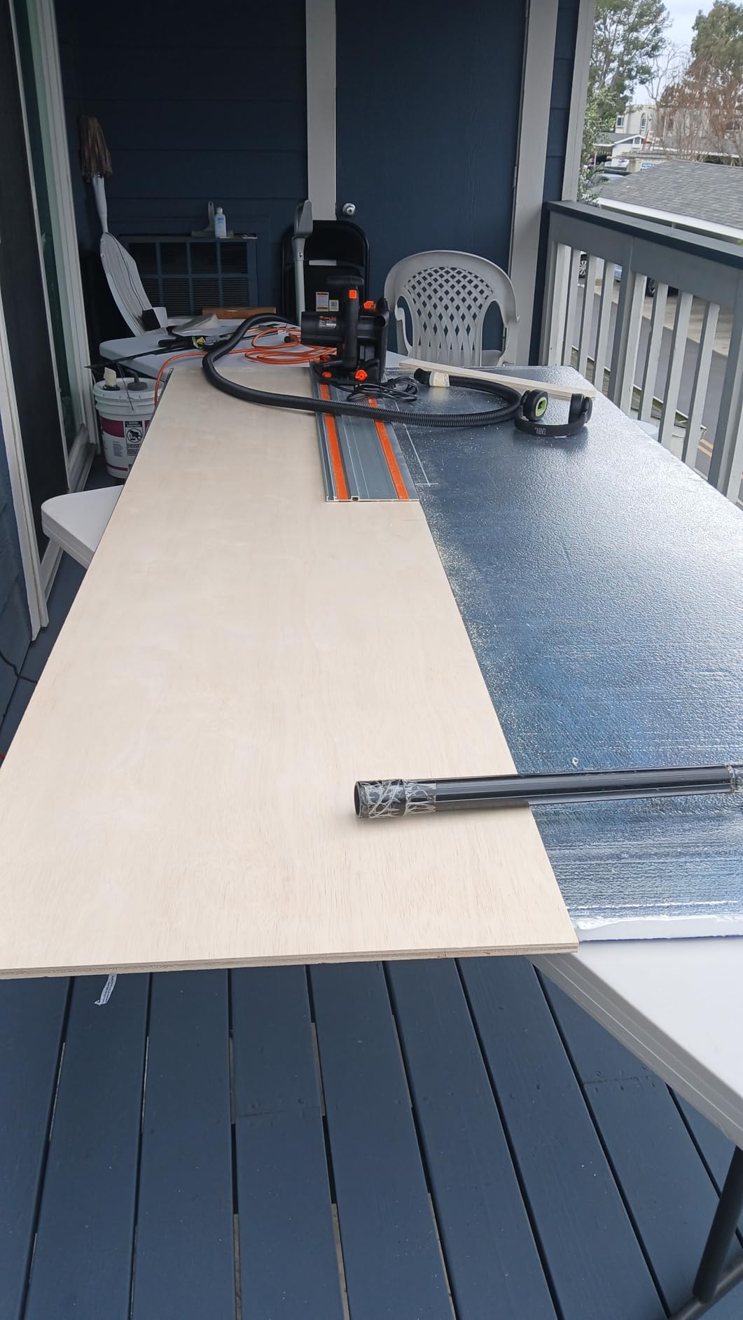 WEN Cordless 6.5-Inch Track Saw, Brushless with Variable Speed, Two 20V Max 4.0 Ah Batteries, and Charger (20691) customer photo 1