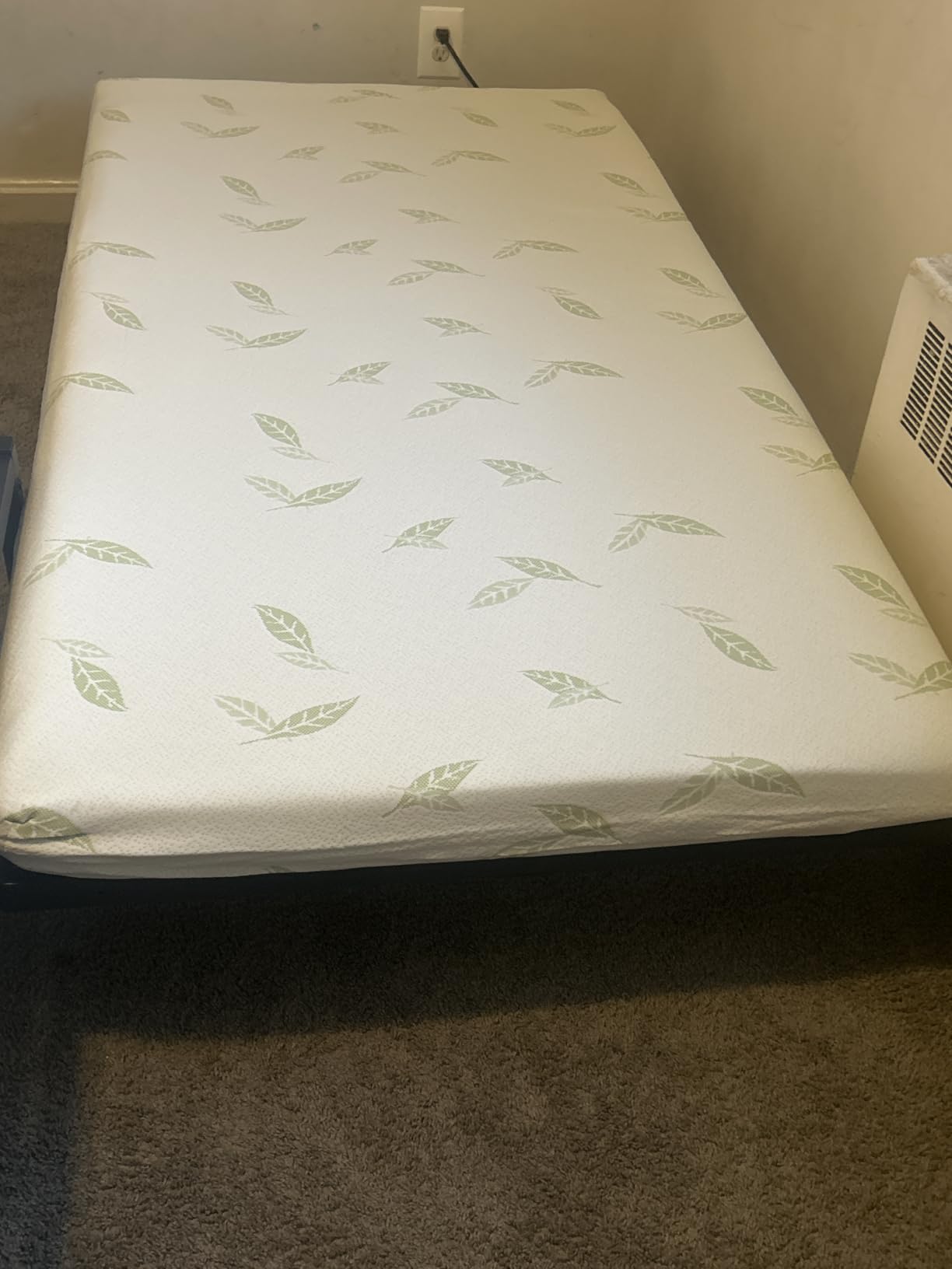 NapQueen Twin XL Size, 12 Inch Anula Green Tea Infused Memory Foam Mattress, Bed in a Box, CertiPUR-US Certified Mattress customer photo 1