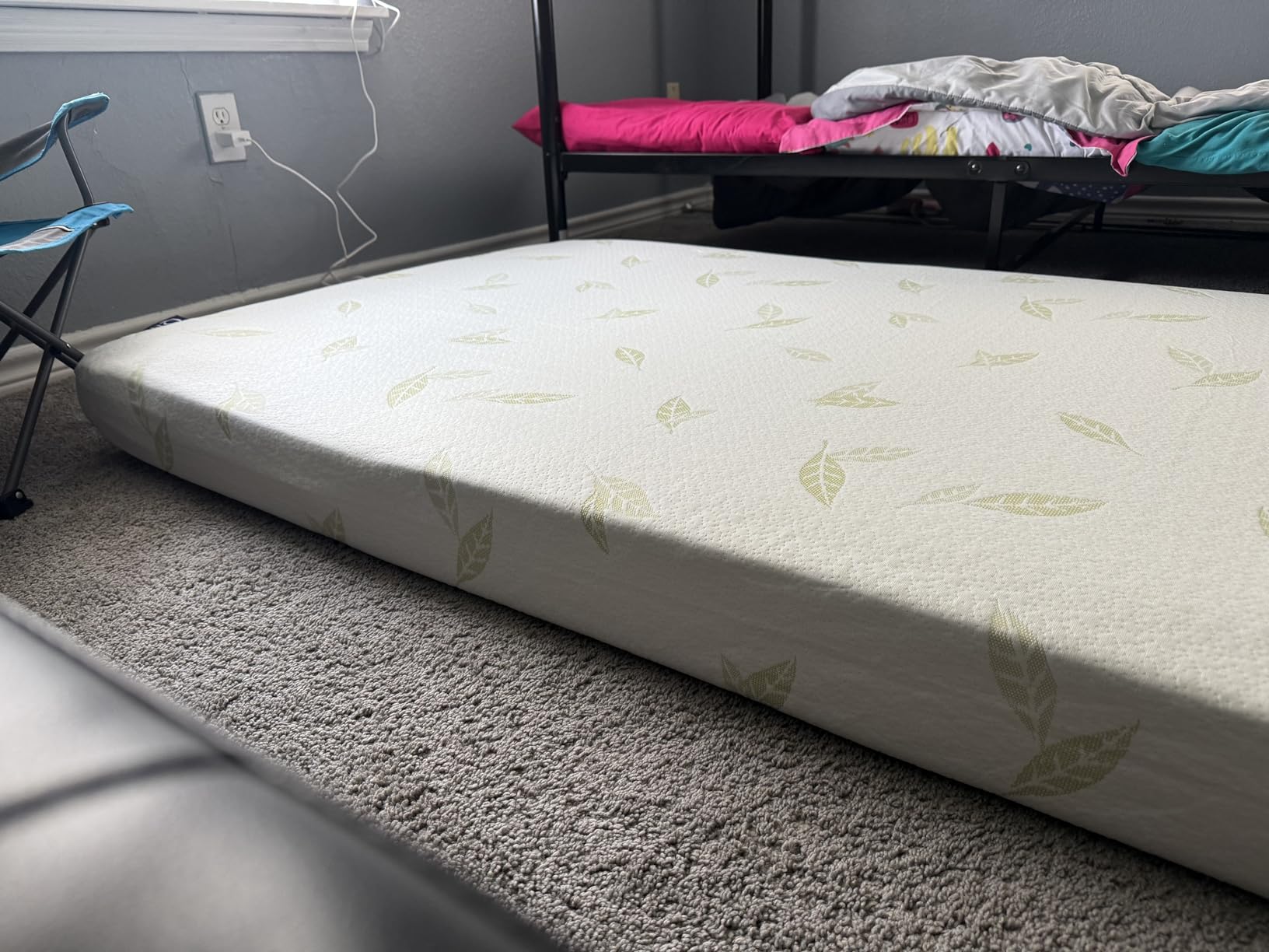 NapQueen Twin XL Size, 12 Inch Anula Green Tea Infused Memory Foam Mattress, Bed in a Box, CertiPUR-US Certified Mattress customer photo 2