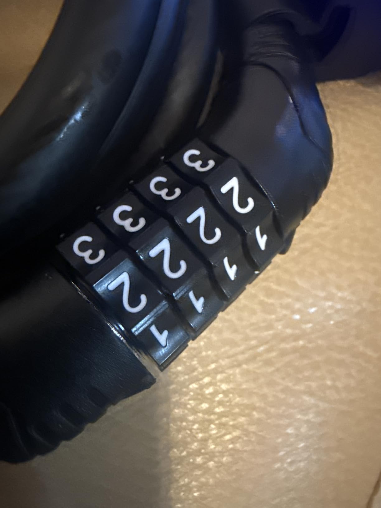 E Scooter Lock, Bike Combination Cable Locks Compatible with Xiaomi M365/Max/GXL/Ninebot/Segway/Motor/Bicycle Lock 4 ft Long customer photo 2