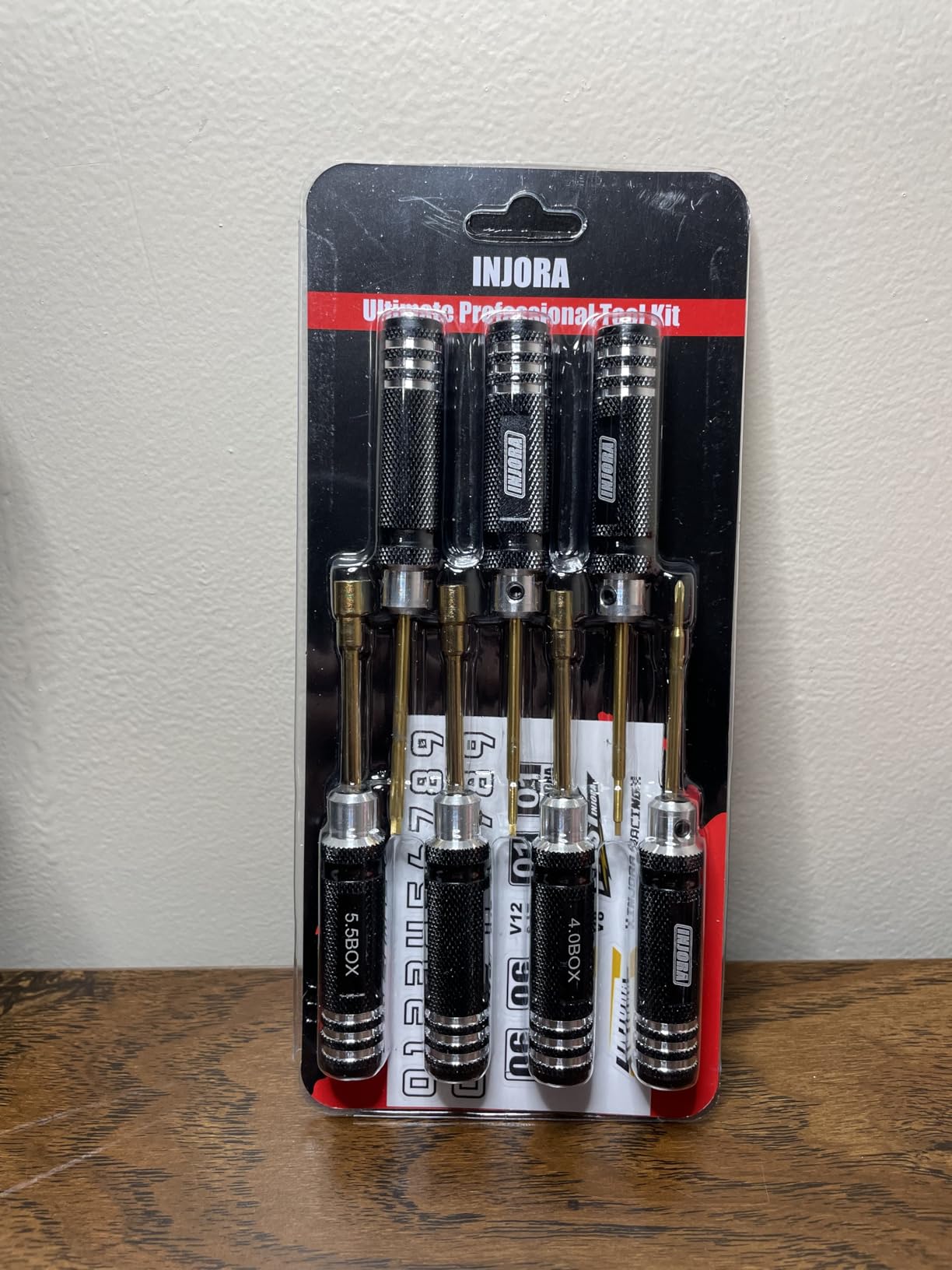 INJORA Short Handle Hex Screwdriver Nut Driver Tool Kit for 1/18 1/24 RC Mini Crawler Car TRX4M SCX24 FCX24, 7PCS customer photo 2