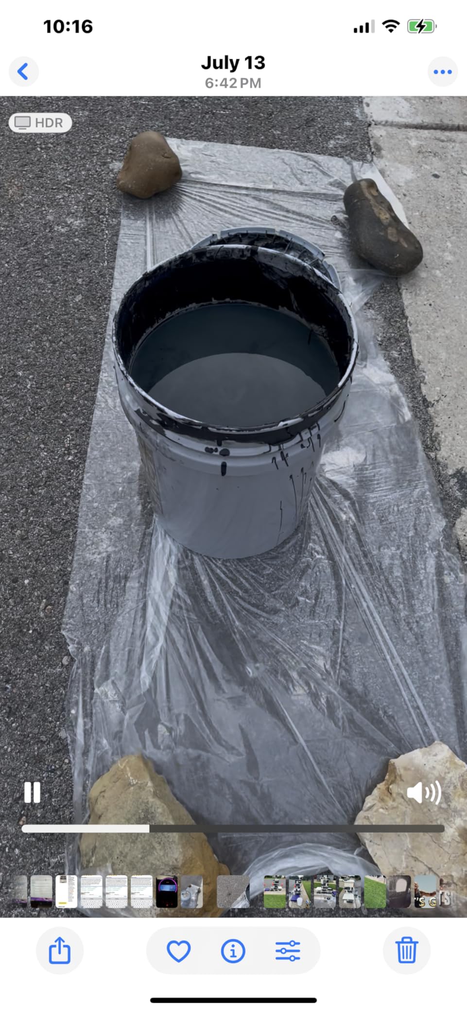 Edward Tools 5 Gallon Paint Mixer Drill Attachment - Quick Mix No Splash - Heavy Duty Plastic Mixer Head with Metal Hex Shaft for Standard 3/8