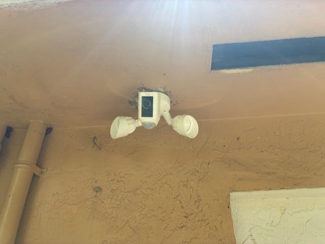 Floodlight Cam Wired Plus with All-new Ring Indoor Cam, White customer photo 2