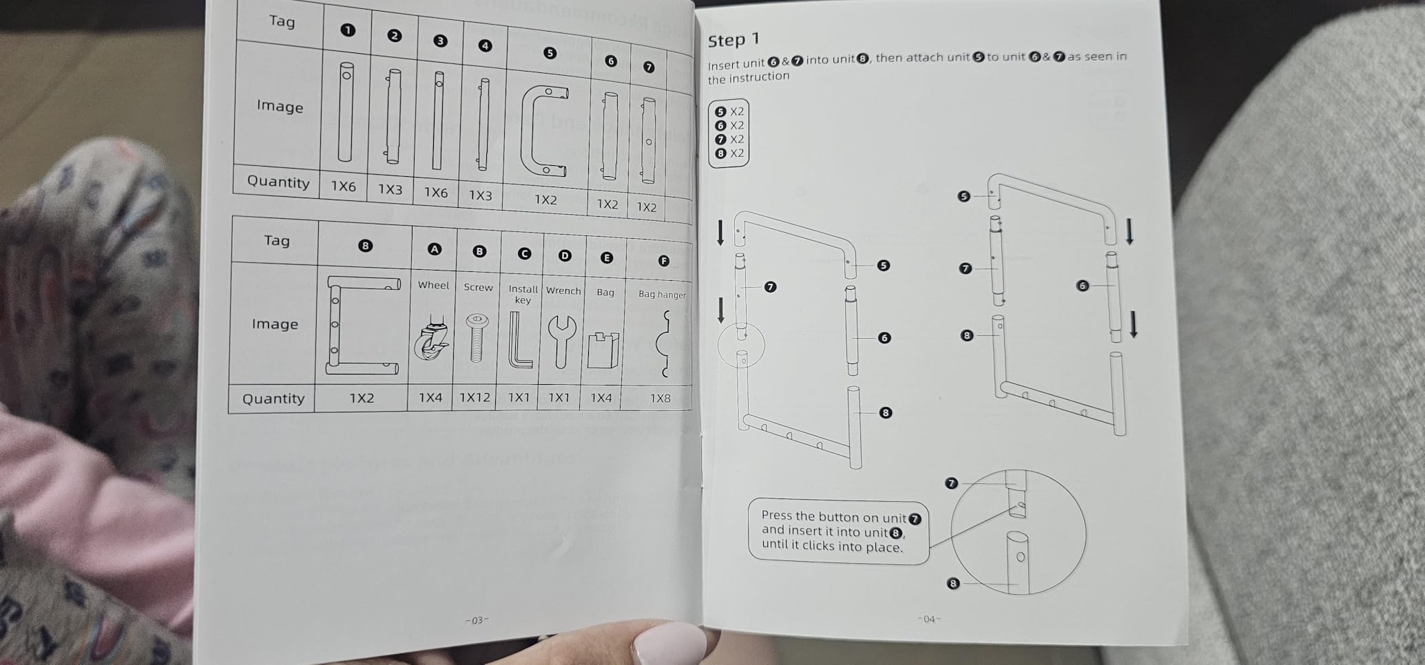 ROMOON Laundry Hamper Sorter Cart: 4-Section Organizer with Heavy-Duty Lockable Wheels and Removable Bags | 172L Rolling Laundry Basket for Dirty Clothes in Laundry Room or Small Spaces (Multicolor) customer photo 2