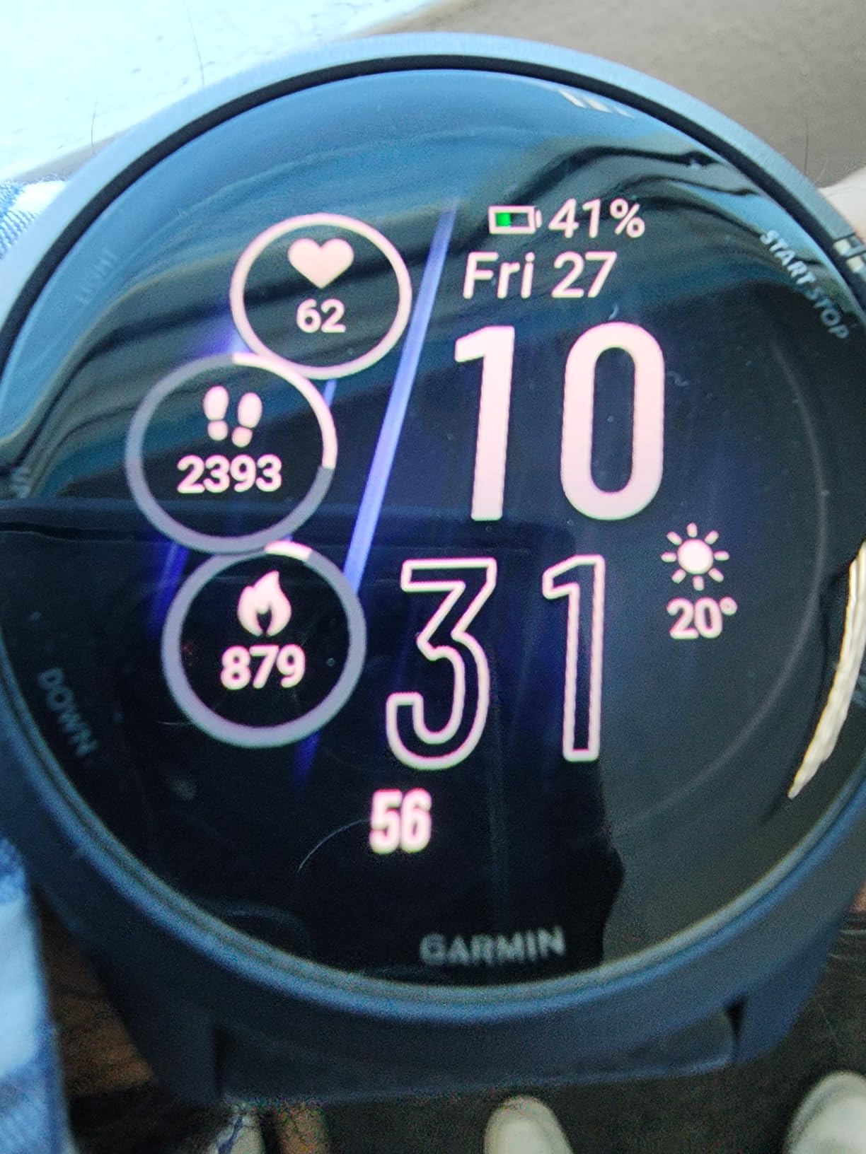 Garmin Forerunner 265S Running Smartwatch, Colorful AMOLED Display, Training Metrics and Recovery Insights, Whitestone and Neo Tropic customer photo 1