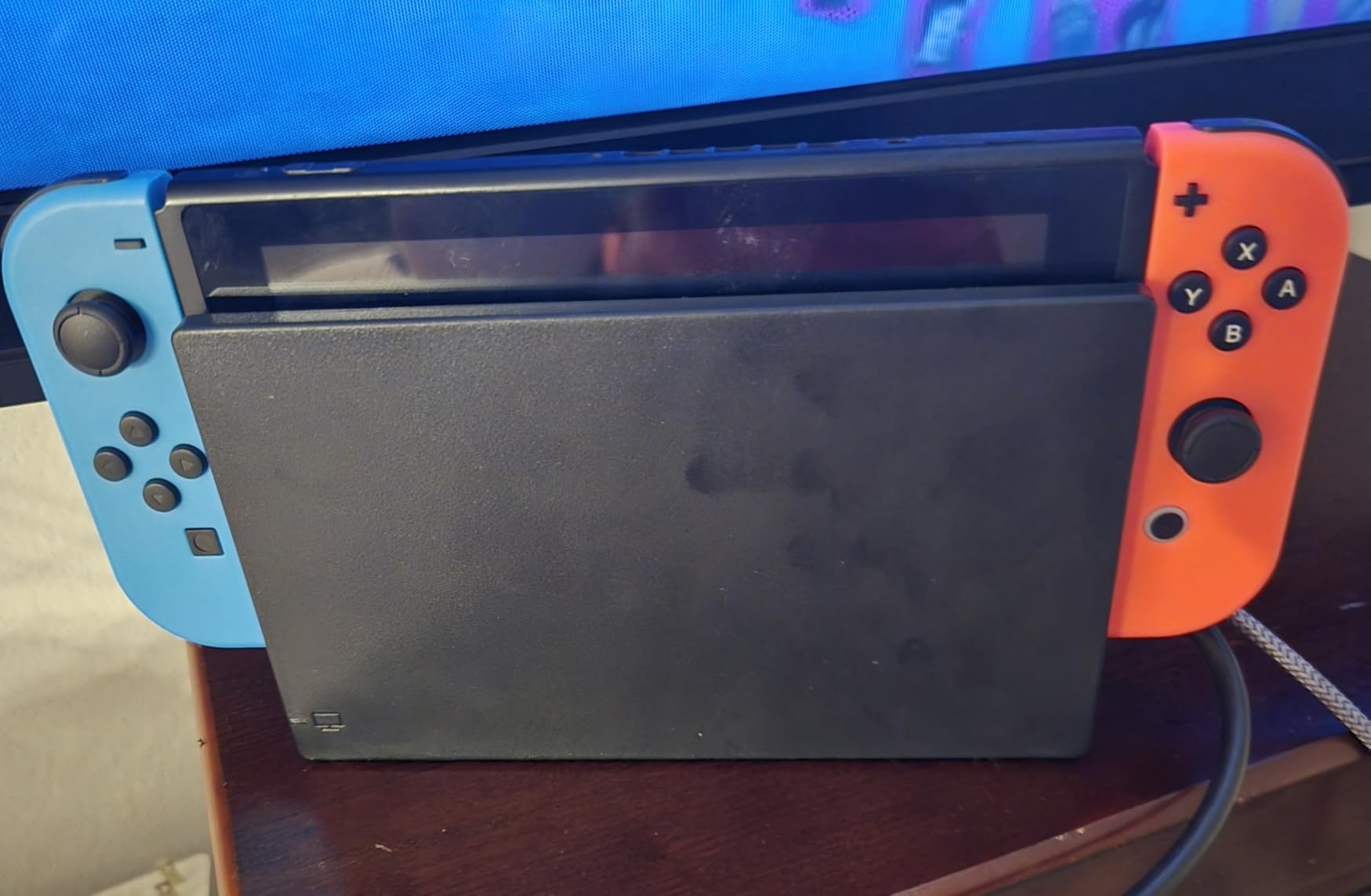 Nintendo Switch with Neon Blue and Red Joy-Con (Renewed) customer photo 2