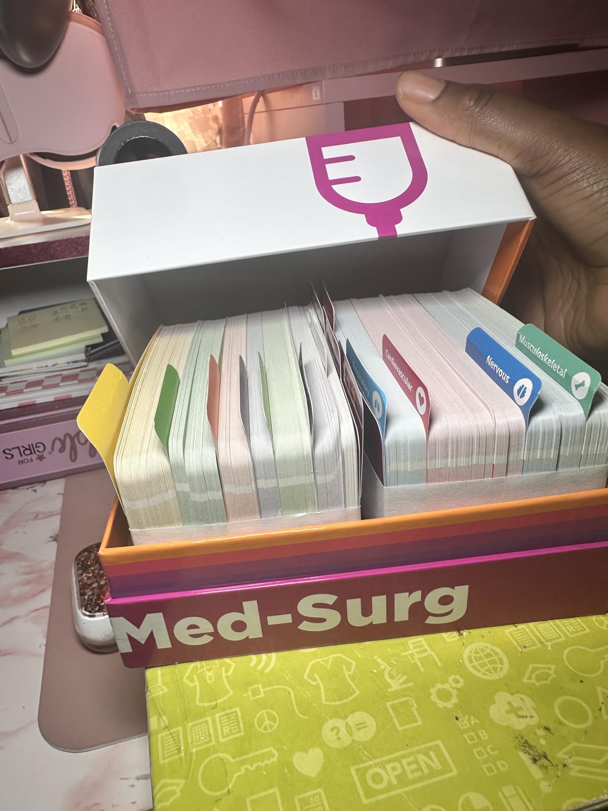 Med-Surg Flash Cards - No Fluff - Only Essential Info for Nursing School - 2026 NCLEX ATI HESI Review LPN RN Flash Cards (409 Cards) customer photo 2