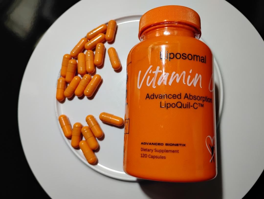 Liposomal Vitamin C Supplement | LipoQuil-C Enhanced Absorption Technology | 120 Capsules 1000mg High Dose Fat Soluble Vita C | Immune Support Collagen Support customer photo 2