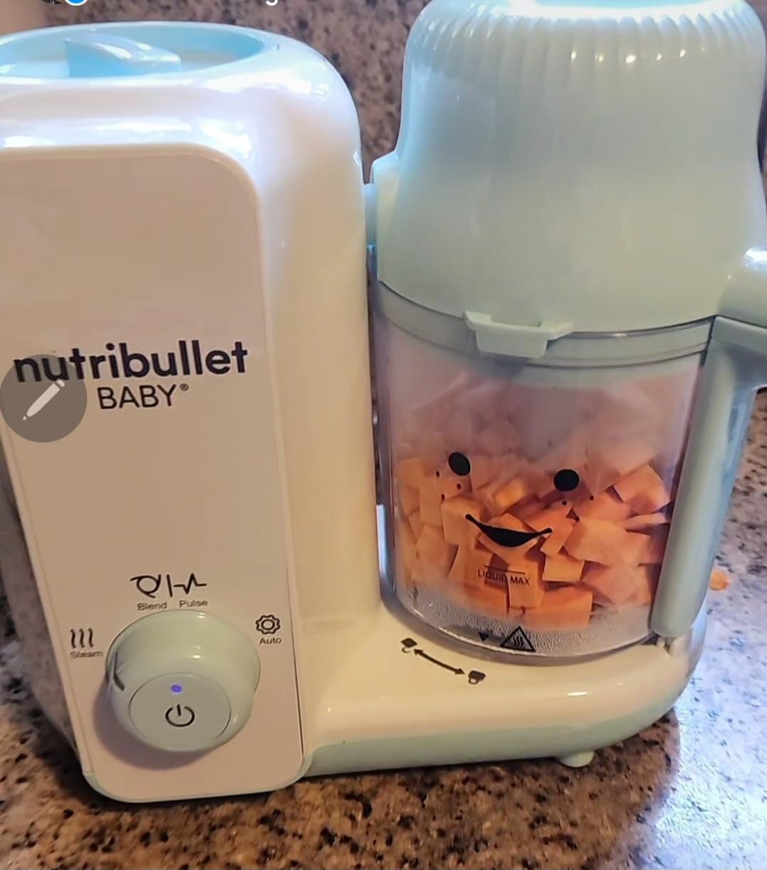 NutriBullet Baby Steam + Blend, White/Blue customer photo 1