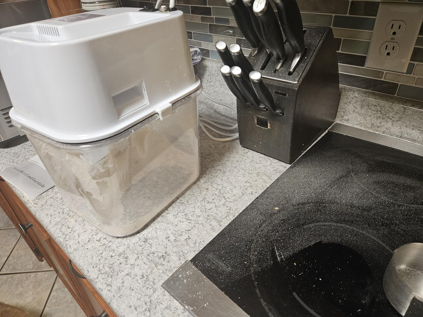 The Kitchen Mill Electric Grain Mill - High Speed Wheat, Corn, & Grain Grinder, Flour Mill - Assembled in the USA - Stainless Steel Milling Chamber customer photo 1