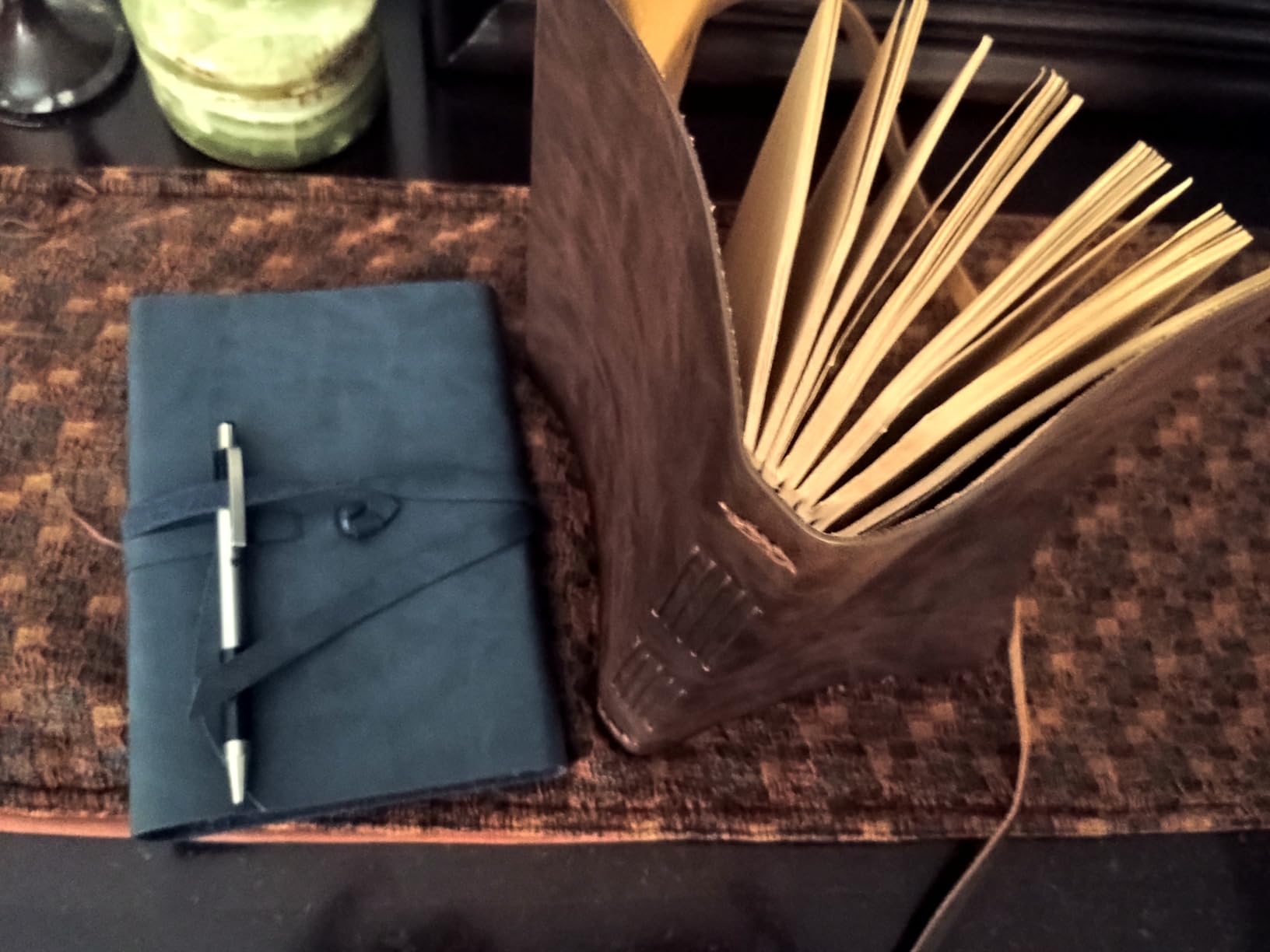 Leather Journal Notebook - Genuine Leather Journals for Writing 260 Pages 5x7.1 Inches Vintage Journal For Man and Women Gifts For Man Artist, Travel Journal, Brown customer photo 1