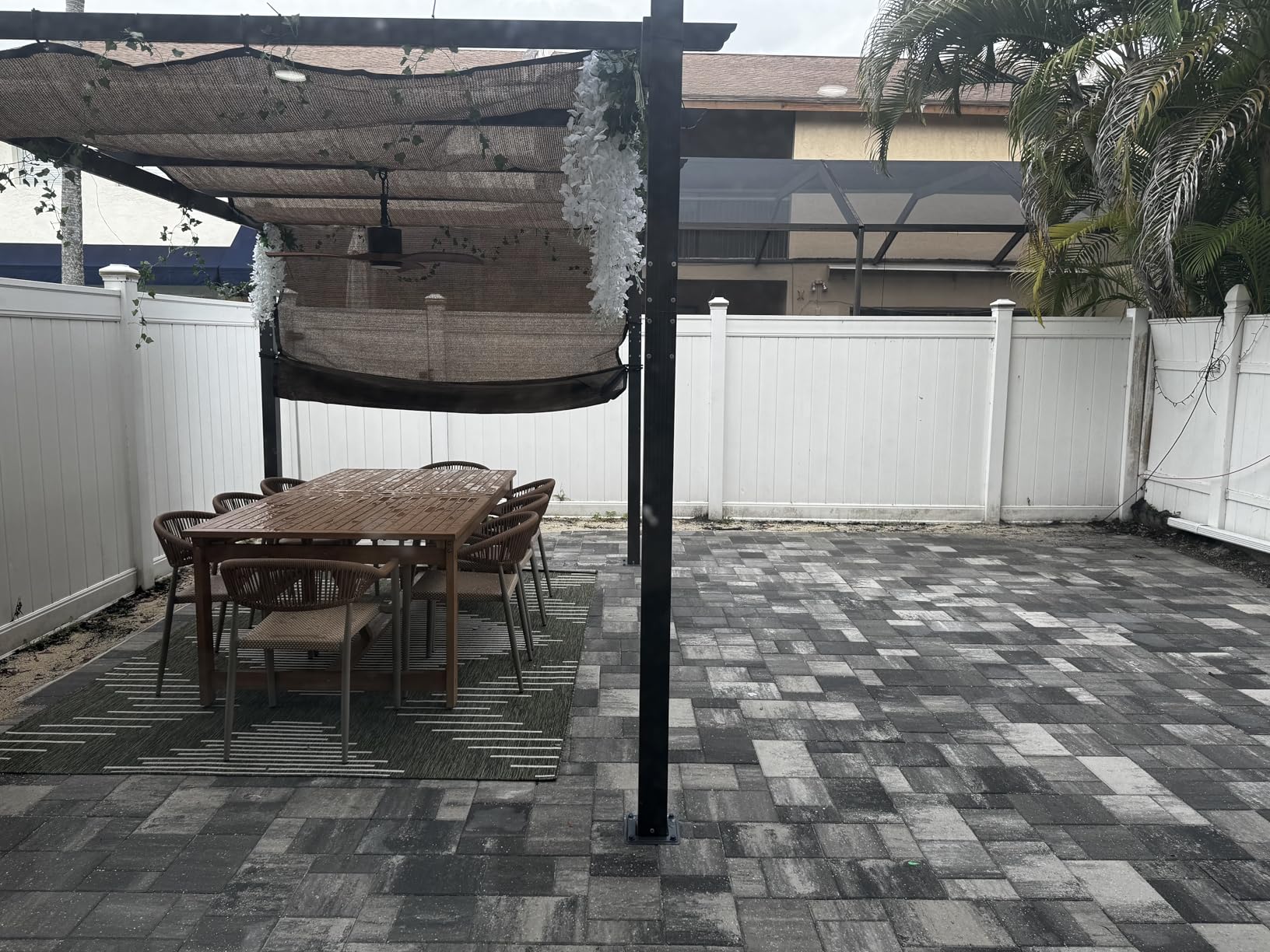 Amazonia Berlin 11-Piece Rectangular Extendable Patio Dining Set | Teak Finish | Ideal for Outdoors and Indoors customer photo 1