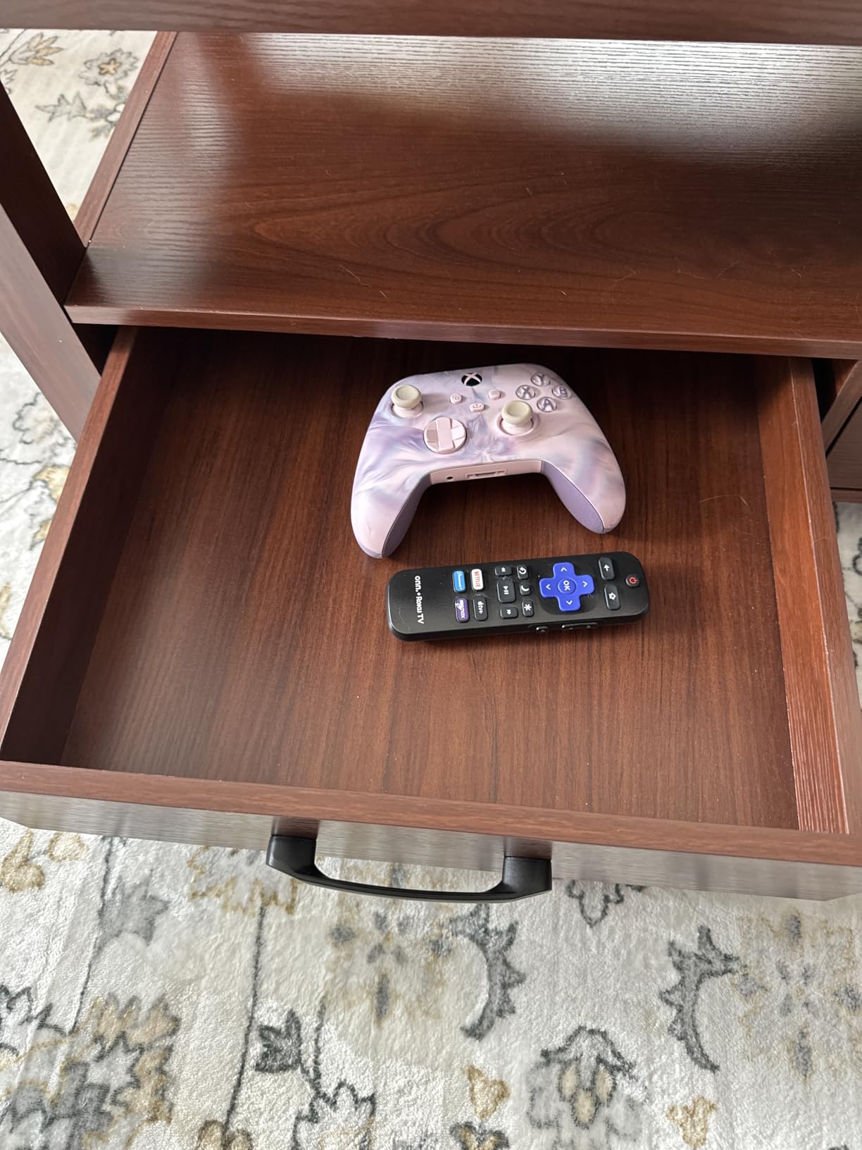 Rolanstar Coffee Table Lift Top, Multi-Function Convertible Coffee Table with Drawers and Hidden Compartment, Converts to Dining Table for Living Room, Home Office,Grey customer photo 1