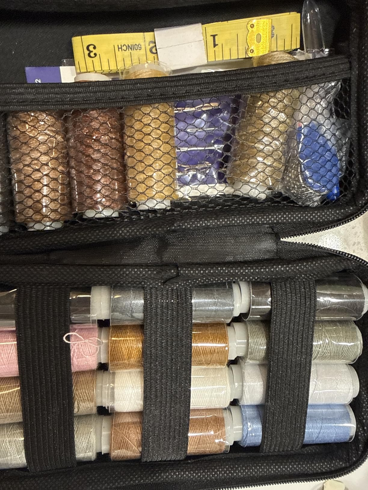 BUTUZE Upholstery Repair Kit, Leather Sewing Kit, Sewing Thread, Waxed Thread, Heavy Duty Hand Sewing Needles, Sewing Awl, Heavy Duty Sewing Kit for Car Carpet Sofa Shoe customer photo 1