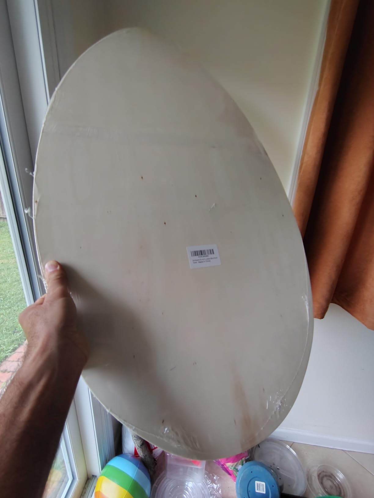 seething 35 Inch Skim Board for Kids Adults Wooden Skim Boards with High Gloss Coat for Beach Skimboards for Beginners customer photo 1