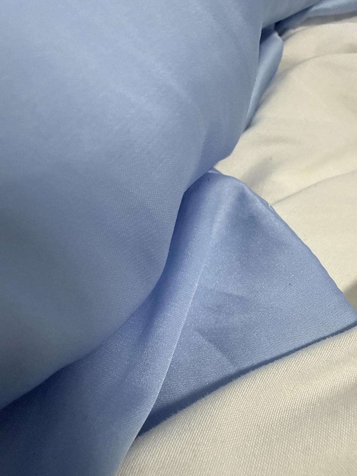 Silk Pillow Cases 2 Pack, Mulberry Silk Pillowcases Standard Set of 2, Health, Smooth, Anti Acne, Beauty Sleep, Both Sides Natural Silk Satin Pillow Cases for Women 2 Pack with Zipper for Gift,White customer photo 2