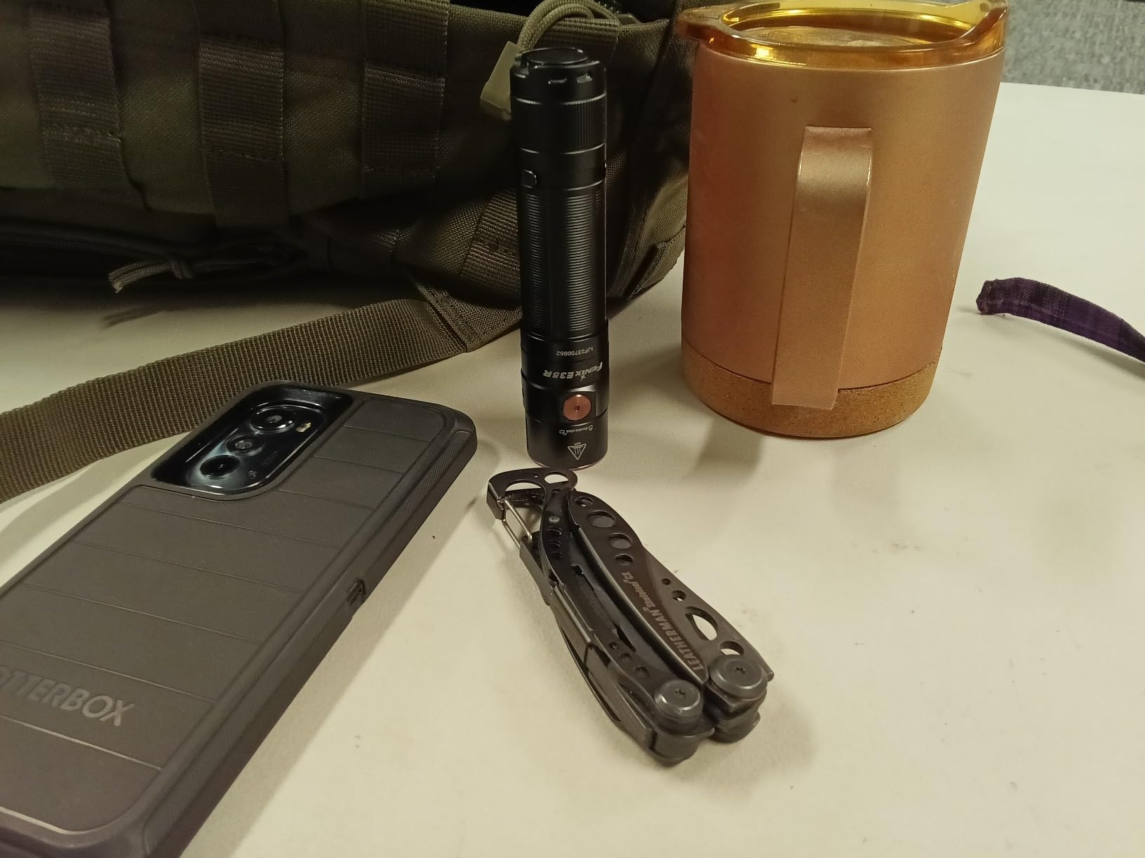 Fenix E35R EDC Flashlight, 3100 Lumens USB-C Rechargeable High Lumen Performance Flashlight with LumenTac Organizer (Black) customer photo 2