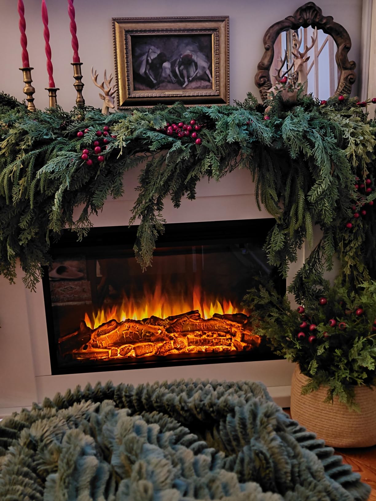 LegendFlame Harrison Electric Fireplace with 48