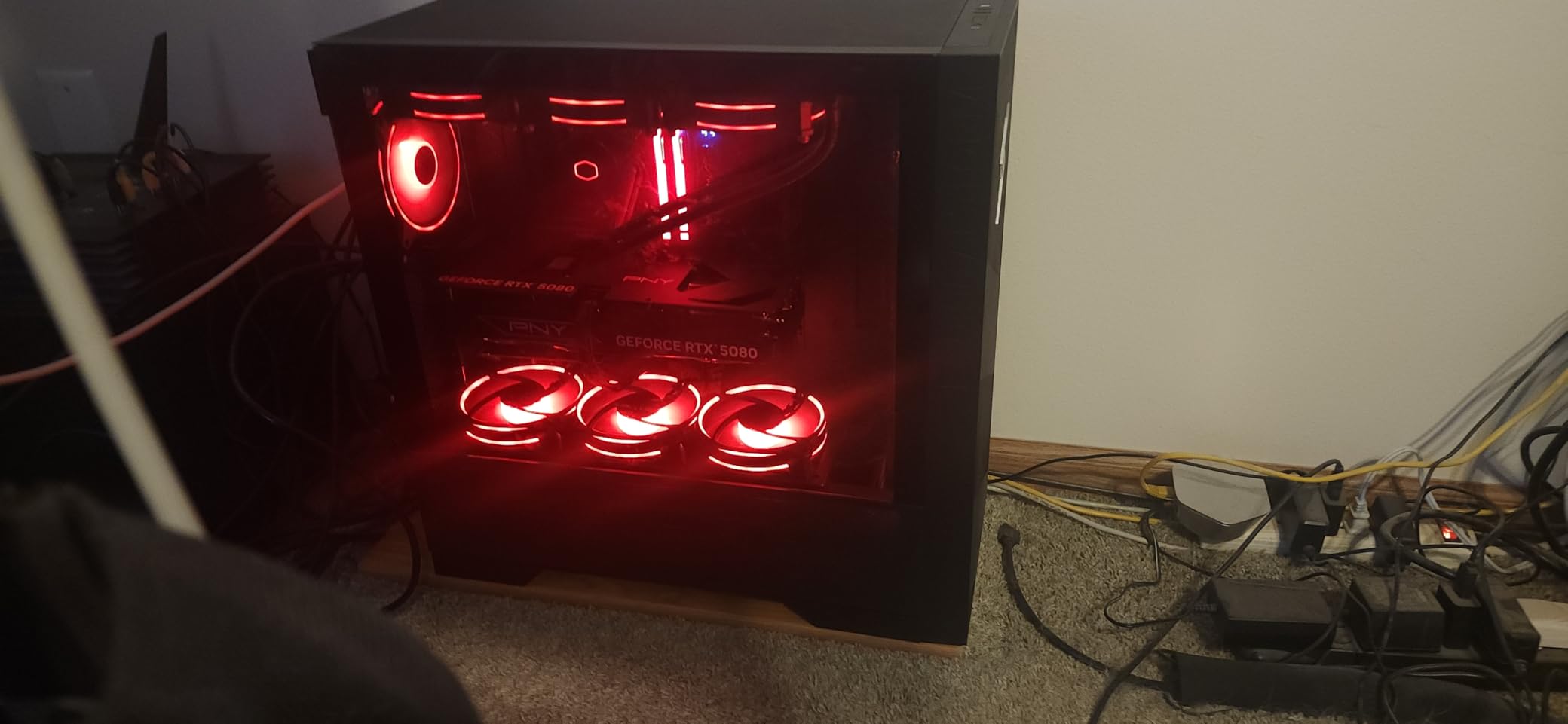 Cooler Master MF120 Halo² Case|Liquid Cooler|Air Cooler Fan, 120mm Fan, Dual-Loop aRGB Rings, Dynamic PWM 2,050 RPM, Air Balance Blades, aRGB Lighting, Hybrid Frame customer photo 2