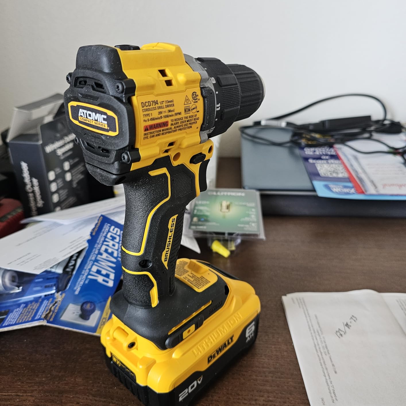 DeWalt DCD794B 20V MAX ATOMIC COMPACT SERIES Brushless Lithium-Ion 1/2 in. Cordless Drill Driver (Tool Only) customer photo 2