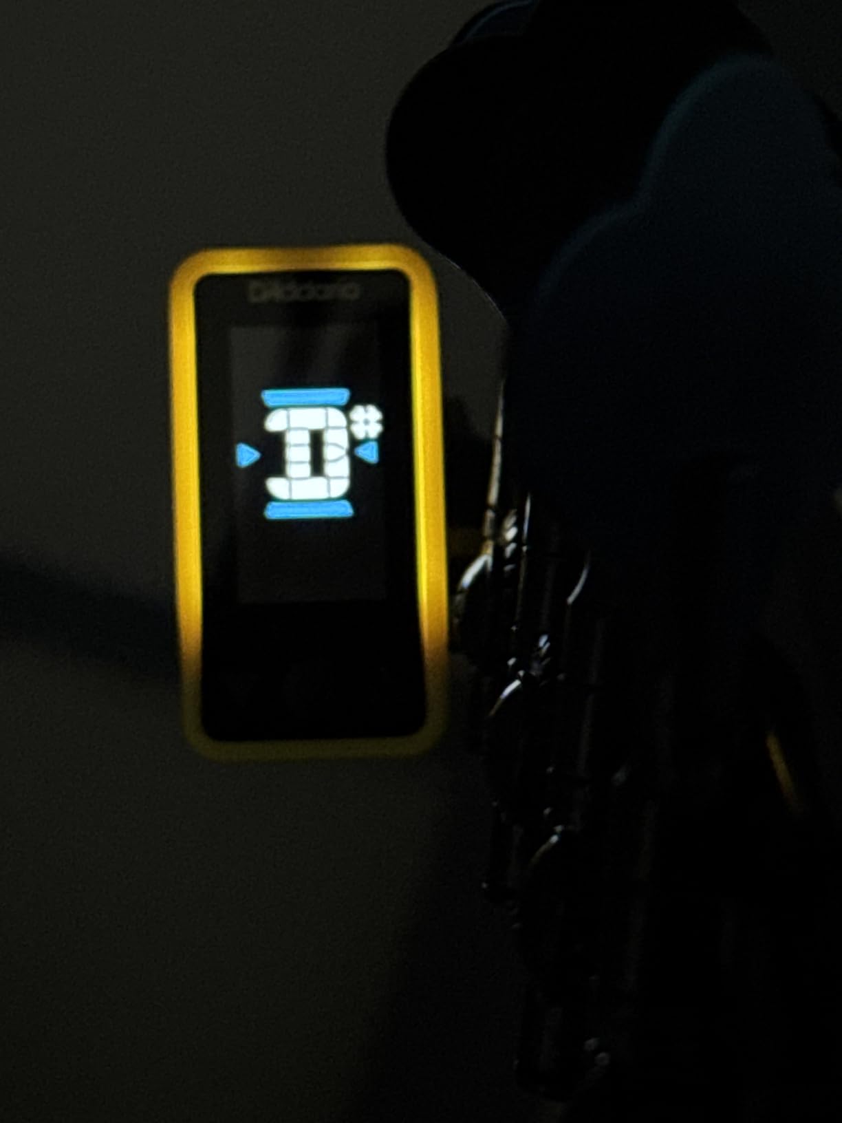 D'Addario Eclipse Rechargeable Headstock Clip On Guitar Tuner, PW-CT-27, Black customer photo 1