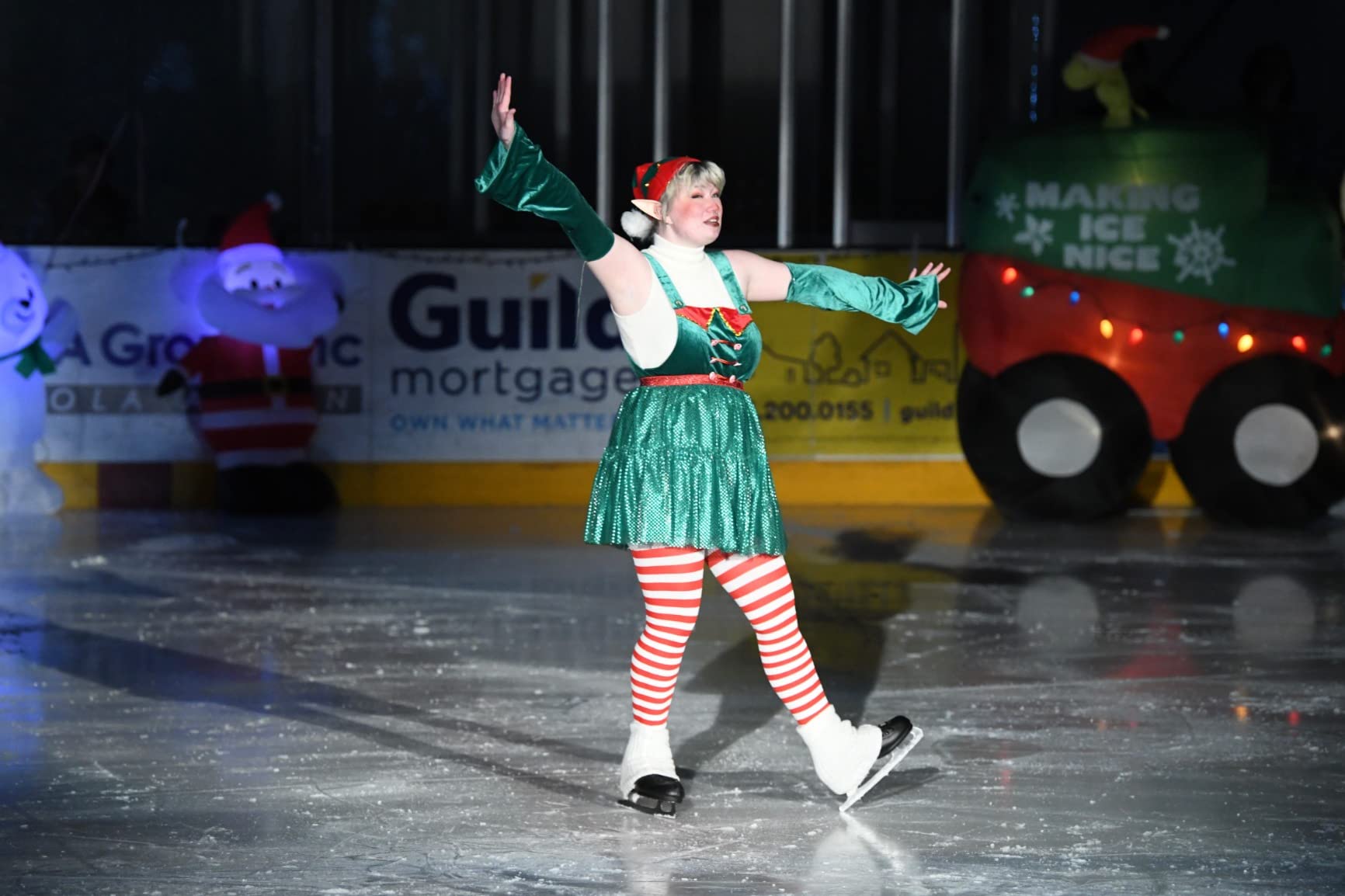 Riedell Unisex Horizon Recreational Ice Skates - Supportive Uppers with Plush Padded Lining, Smooth Stainless Steel Blades, and PVC Soles customer photo 1