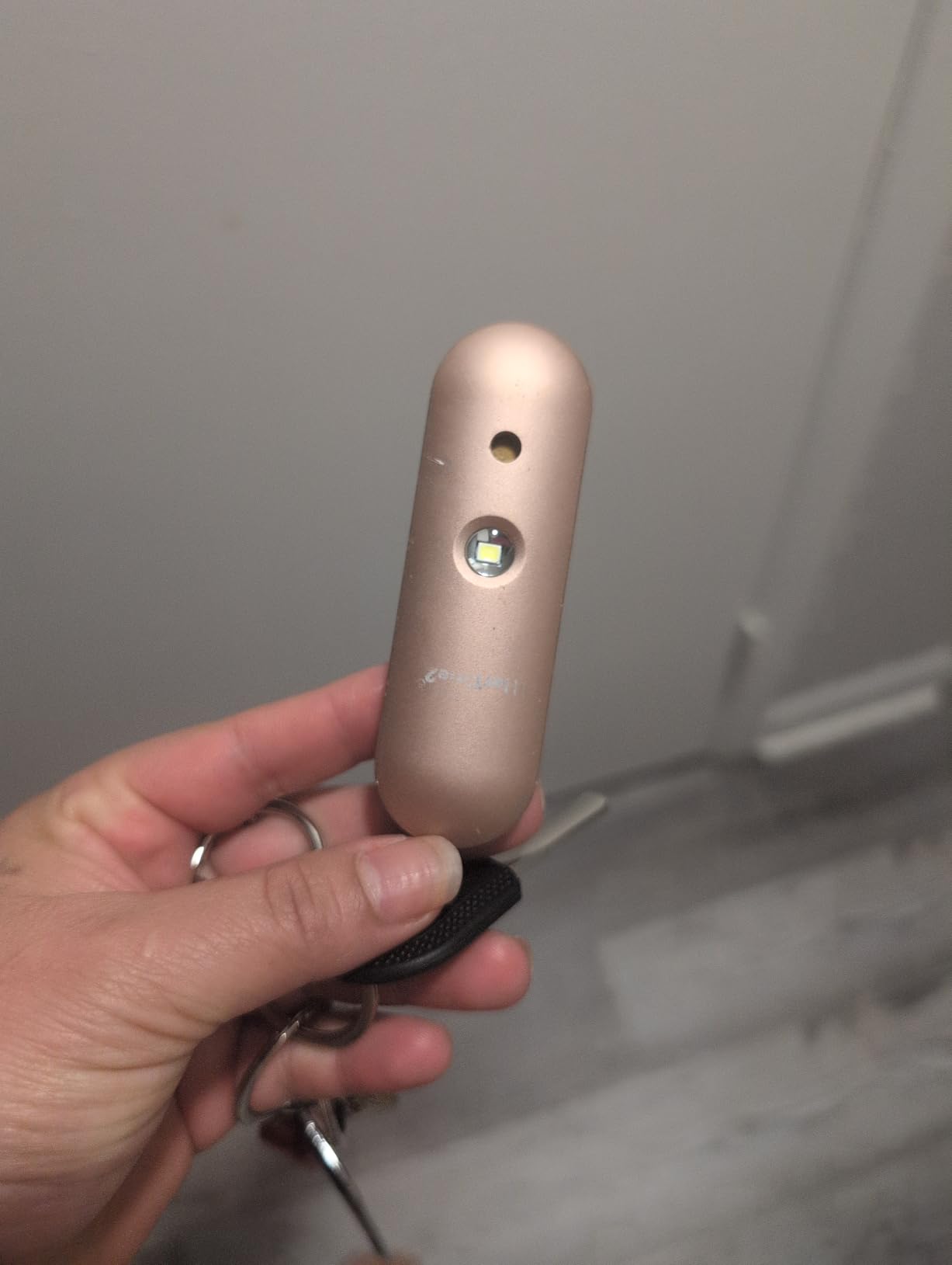 Personal Safety Alarm - Travel Safe Waterproof - Gift for Women College Girls - Self Defense Keychain - Extra Loud Siren - Strobe Light - Cute Key Chains Protection (Rose Gold) customer photo 1